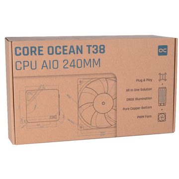 AlphaCool CPU Kühler Core Ocean T38 AIO 240mm
