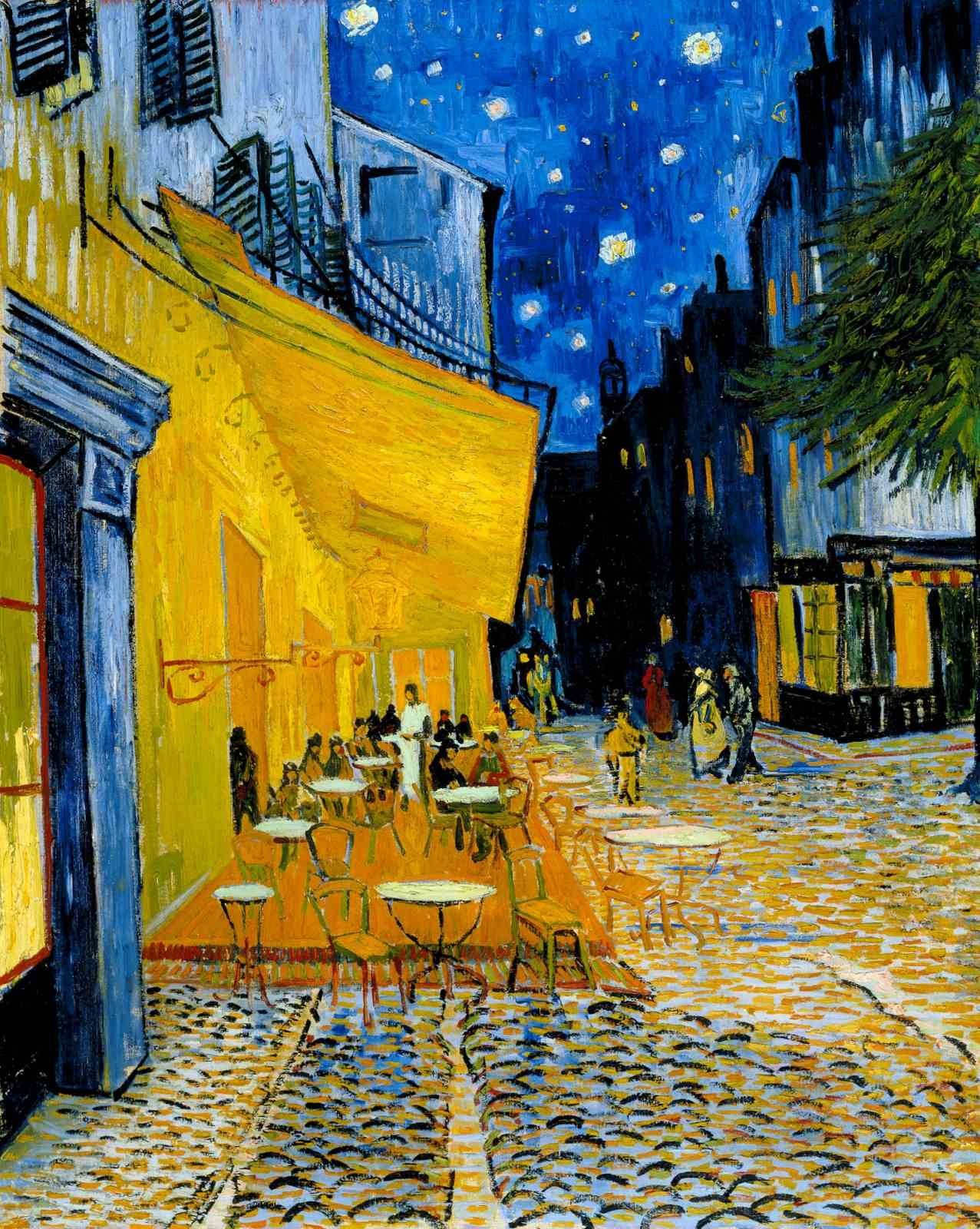 Visconti Füllfederhalter Füllfederhalter Visconti Gogh Cafe (kein Fountain, F van Terrace KP12-18-FP Gelb Set)