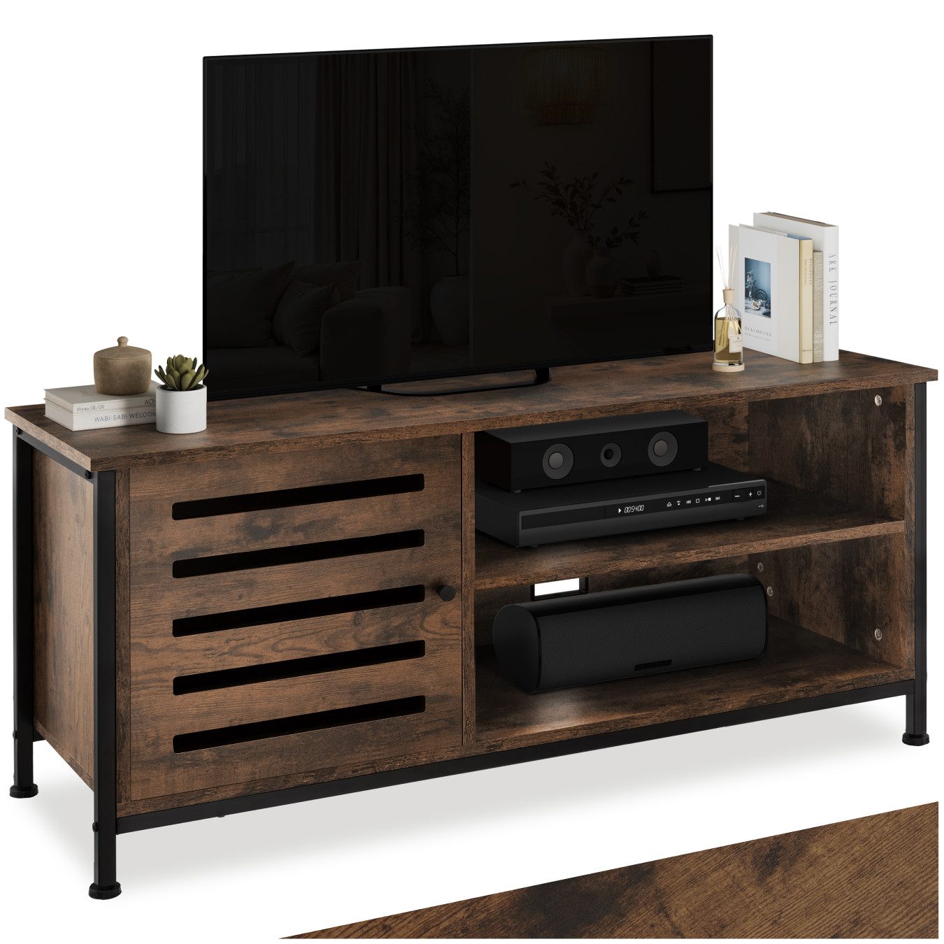 tectake Lowboard TV-Board, Industrial Style günstig online kaufen