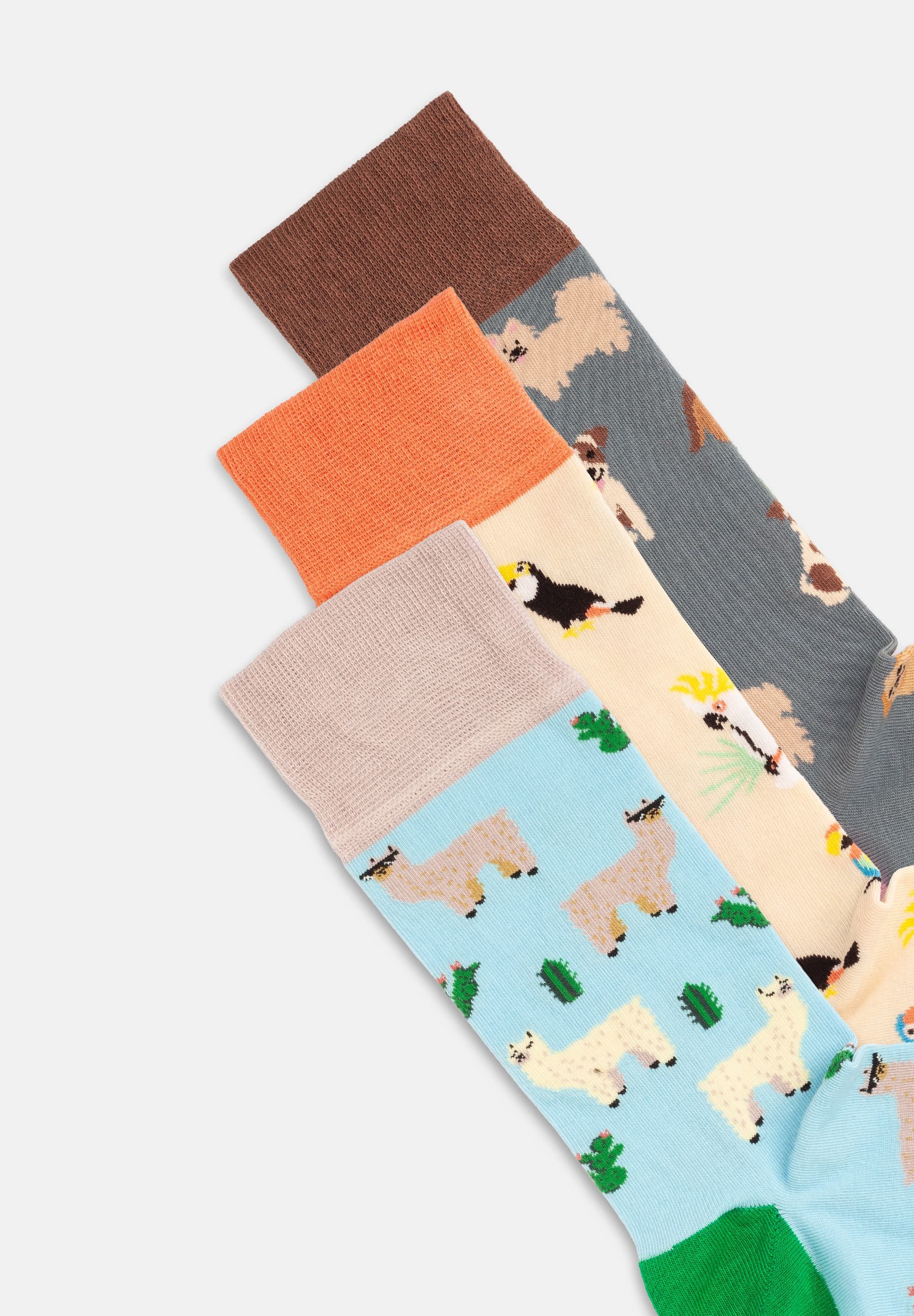 DillySocks Basicsocken Animal Attitude Aus Baumwolle & recyceltem Polyamid