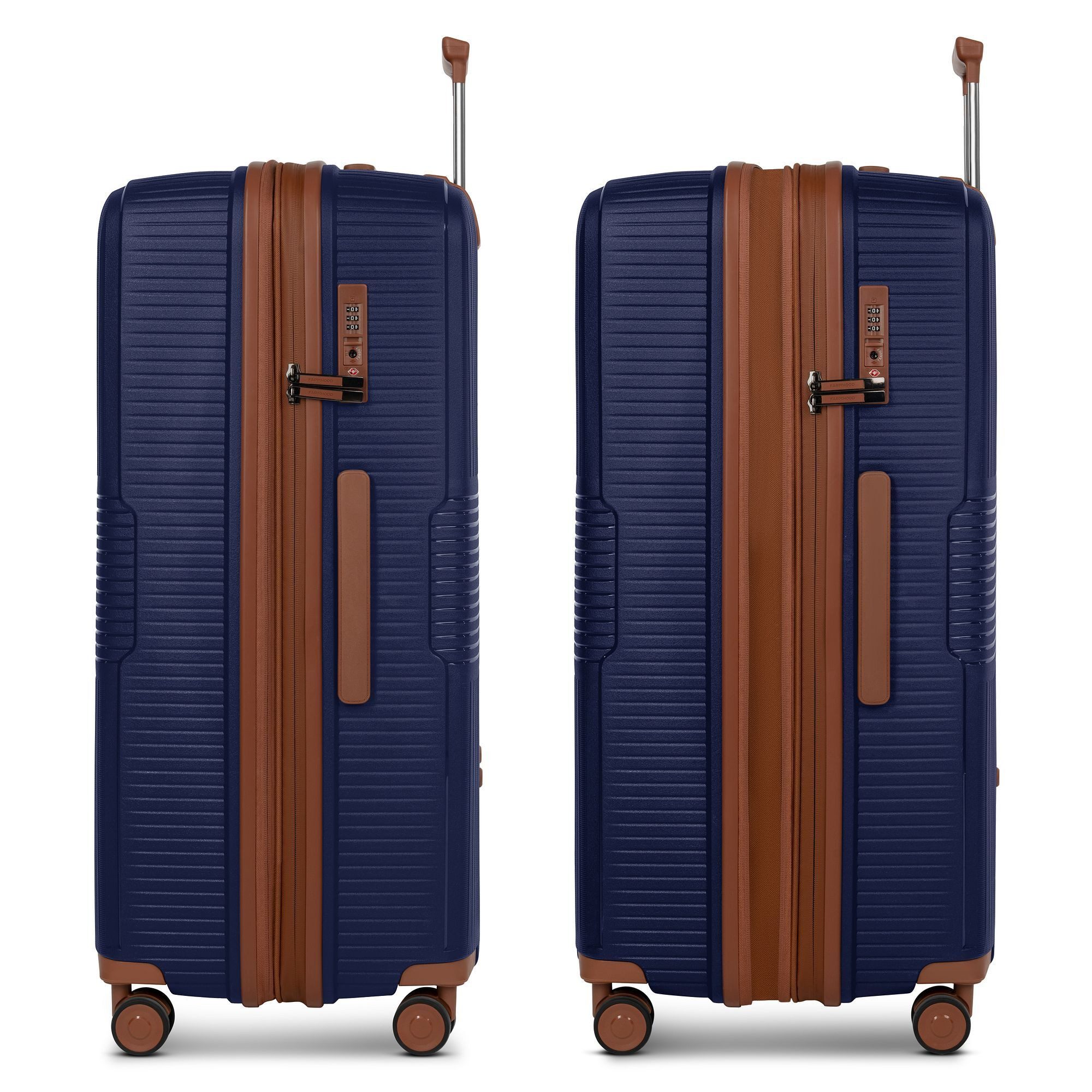 Farmhood Hartschalen-Trolley Eco Edition 02, 4 Rollen, Polypropylen