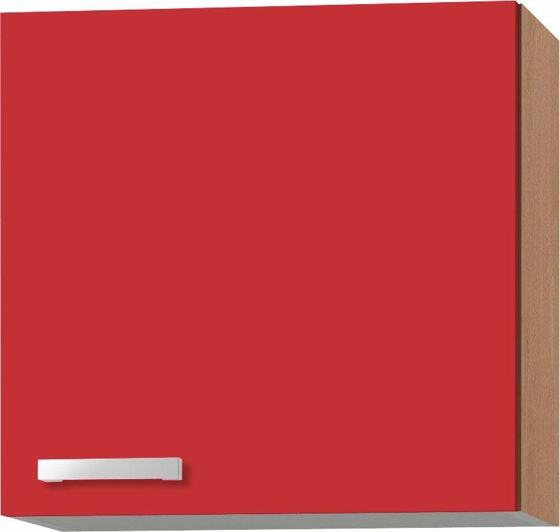 hoch, breit, cm mit rot/buche Odense cm 57,6 Hängeschrank Tür 1 | OPTIFIT 60 buchefarben