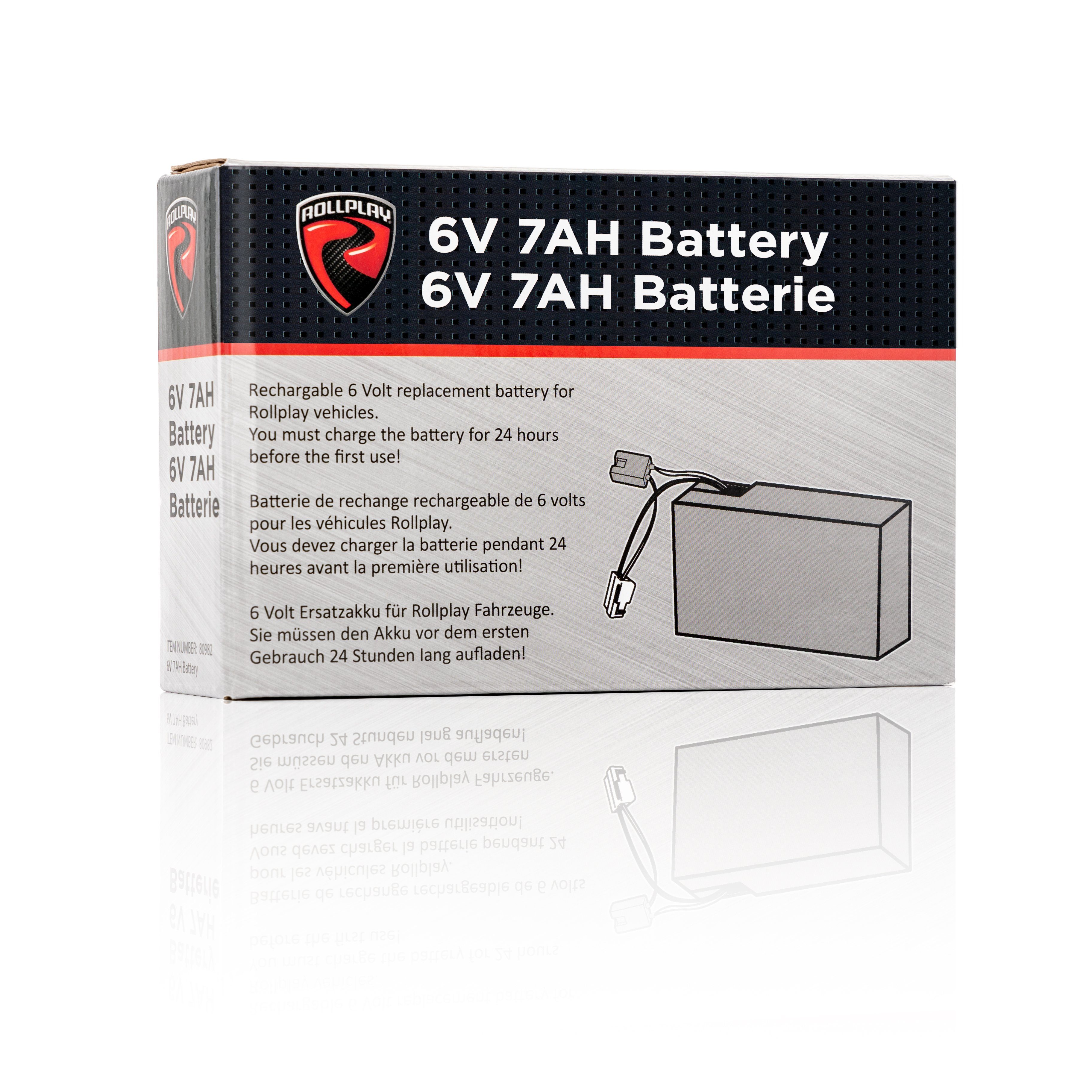Batterie Rollplay Kinder Blei-Alkali für 6V für Rollplay Kinderfahrzeug-Batterie Elektrofahrzeuge