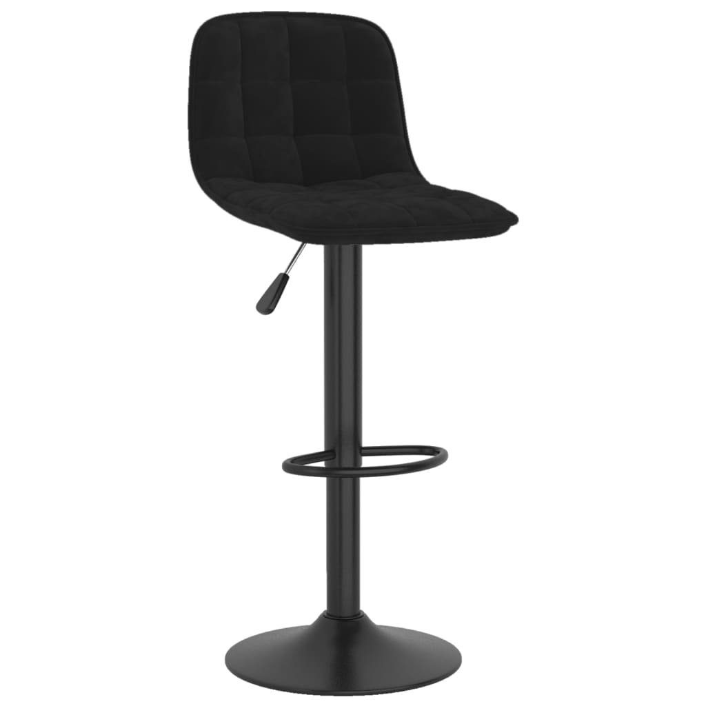 Barhocker Barhocker Schwarz Samt