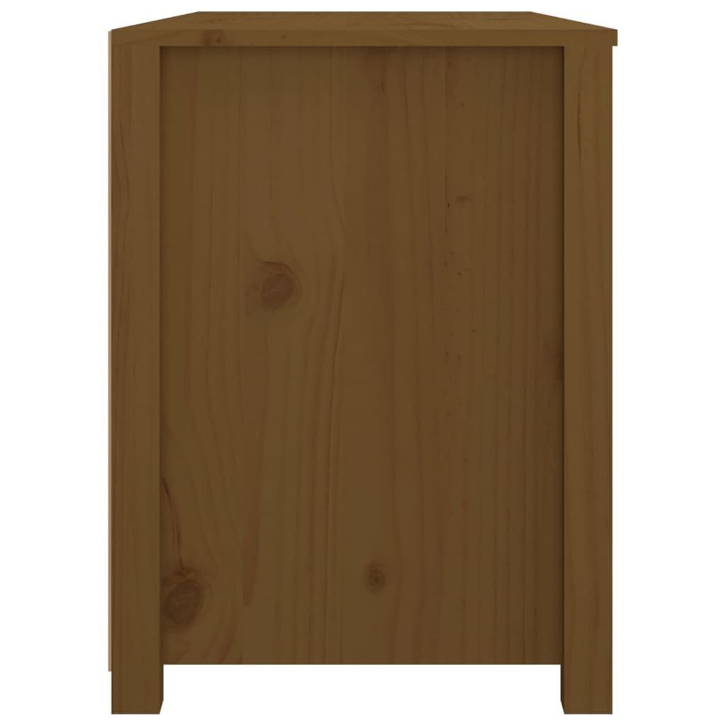 Beistellschrank cm Honigbraun Sideboard (1 vidaXL St) 100x40x54 Kiefer Massivholz