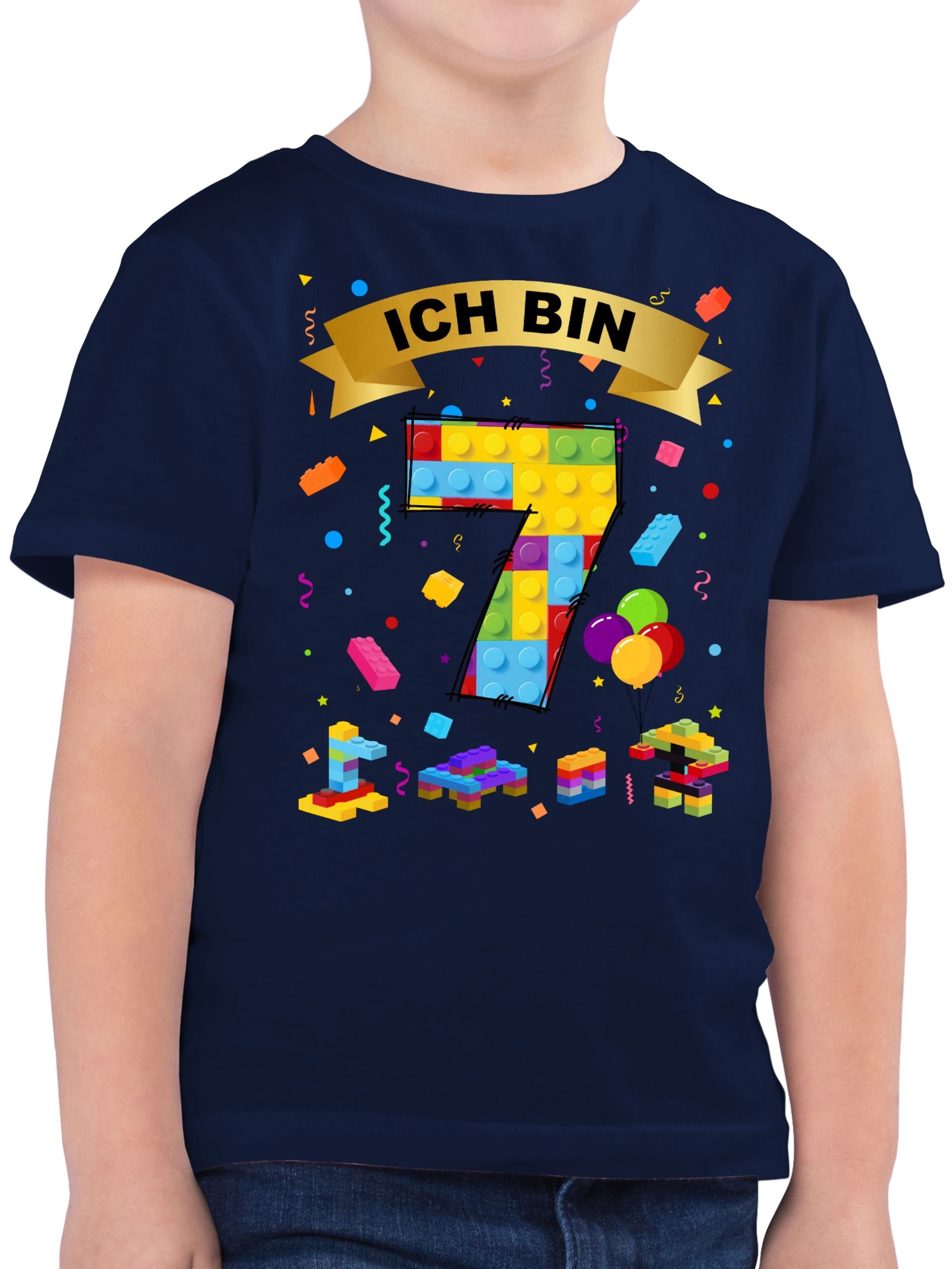 T-Shirt Ich bin 7 Bausteine