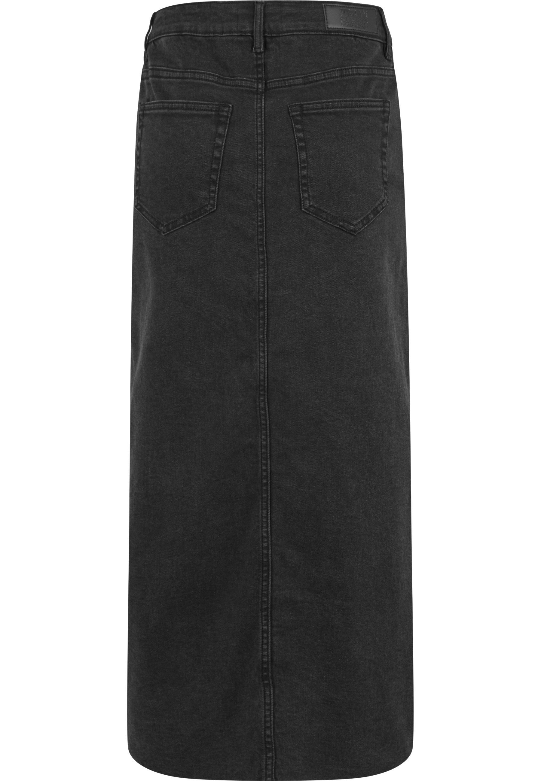 URBAN CLASSICS Sommerrock Urban Classics Ladies High Slit Denim Skirt (1-tl günstig online kaufen