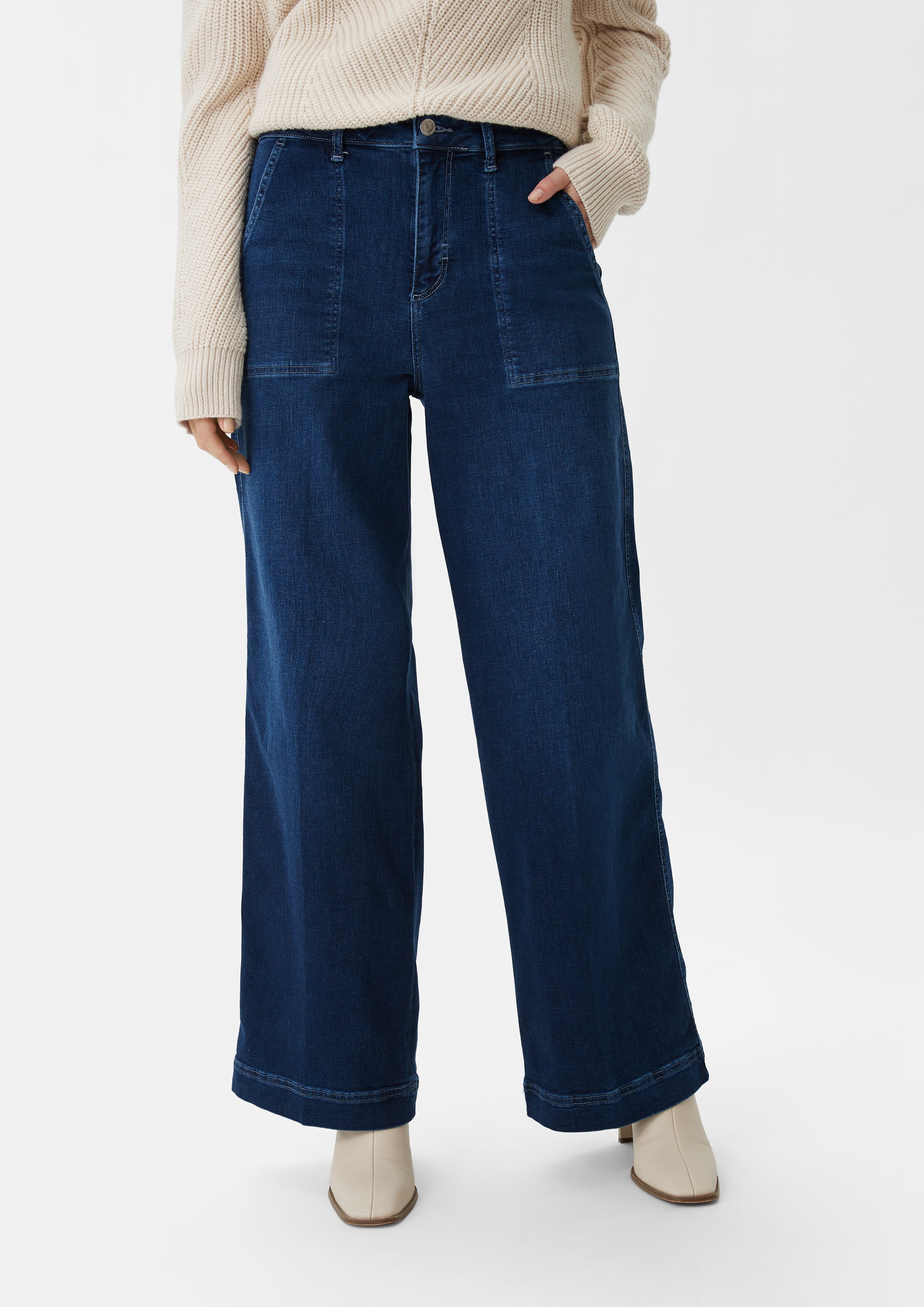identity Jeans comma Leg casual mit 5-Pocket-Jeans Wide