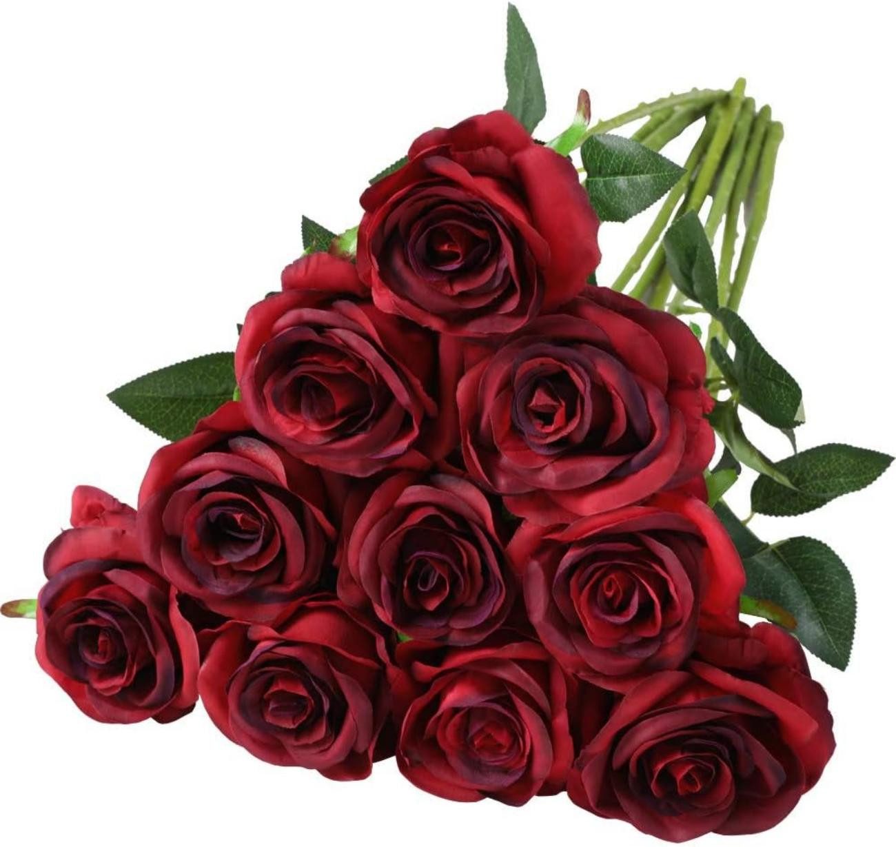 Kunstblumenstrauß künstliche Seidenrose Blume für Hochzeit günstig online kaufen