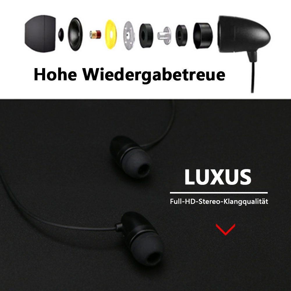 Jormftte In-Ear-Kopfhörer Bluetooth-Kopfhörer,Nackenbügel-Headset