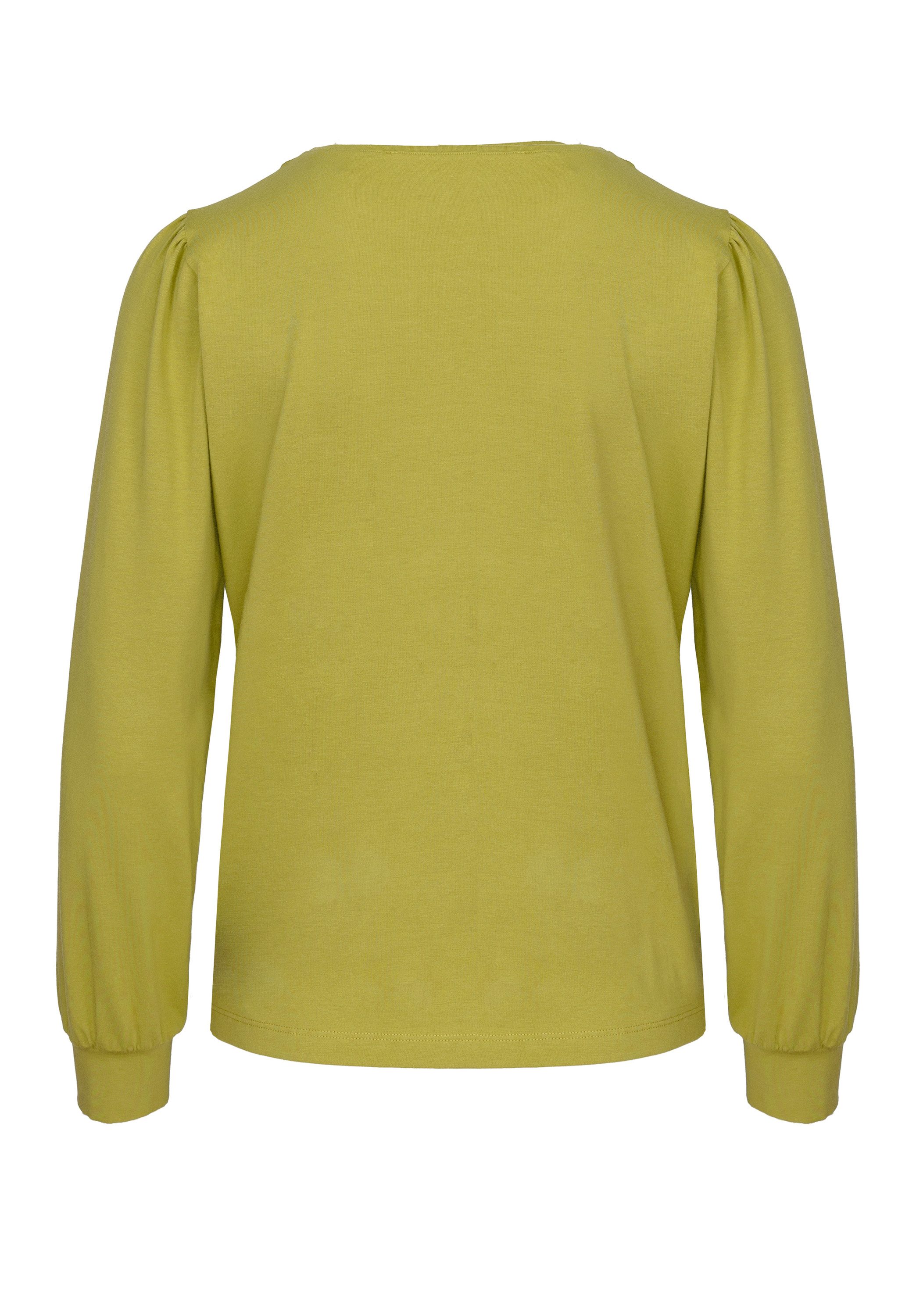 bianca Langarmshirt LAILA mit farblich hervorgehobenen Pailletten günstig online kaufen