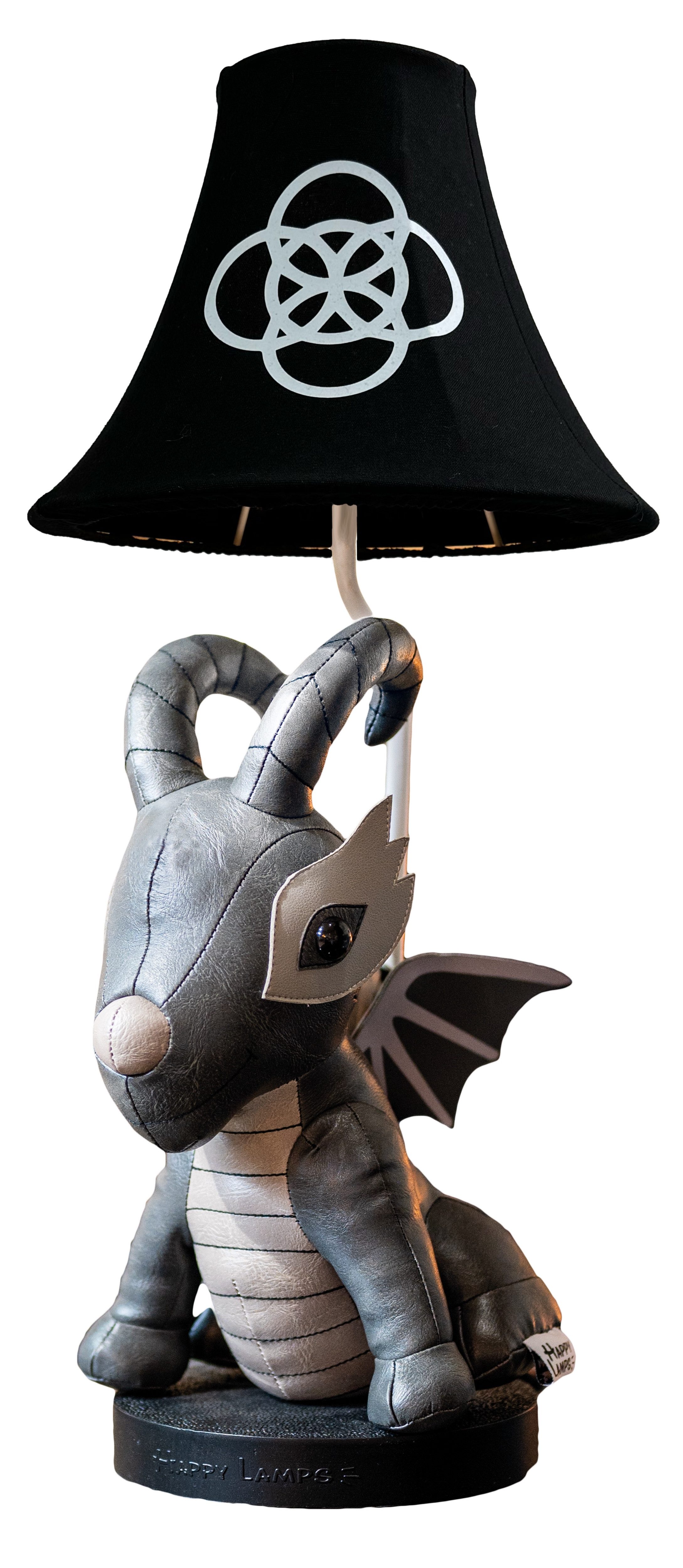 Happy Lamps for smiling eyes LED Tischleuchte Black Dragon, LED fest integriert, Warmweiß, Hochwertig, Einzigartig, Zertifiziert