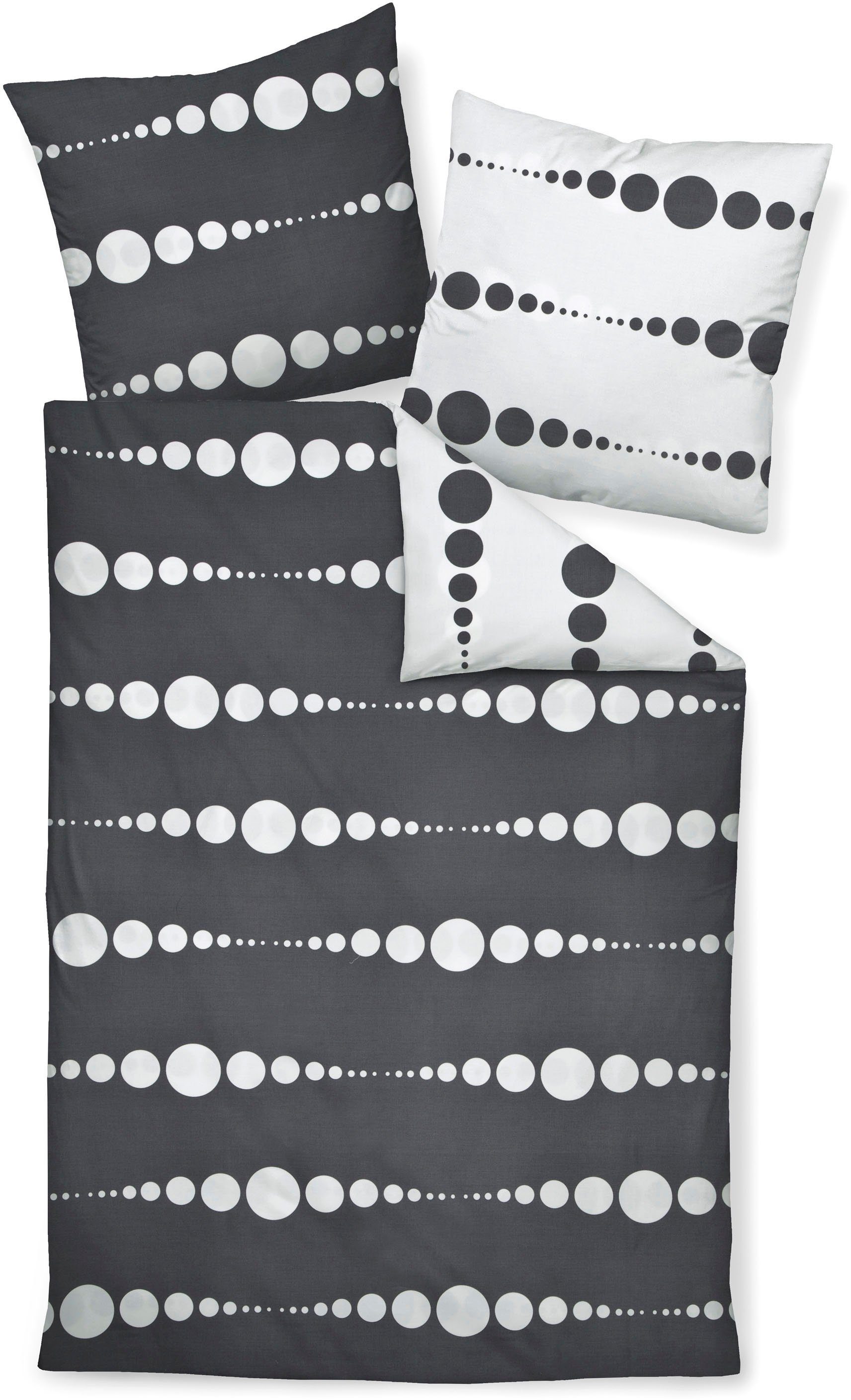 Janine Bettwäsche J. D.87091 08, Mako-Satin, mit Reißverschluss