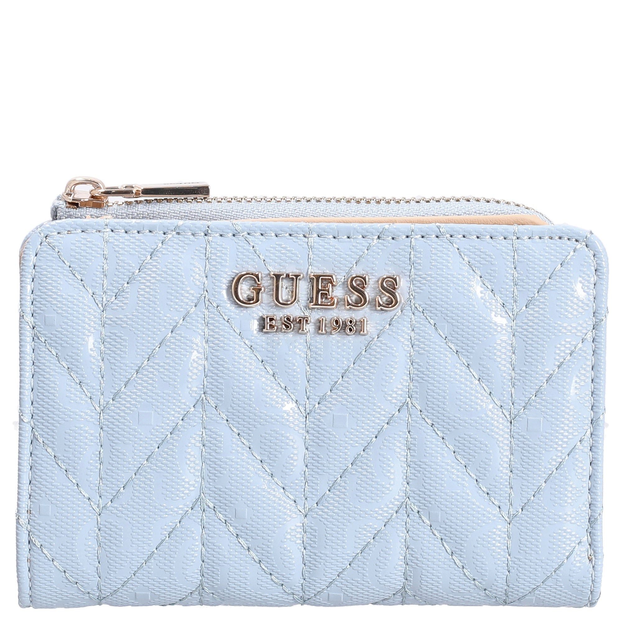 Guess Geldbörse Stacey SLG Zip - Geldbörse 2cc 12 cm (light blue)