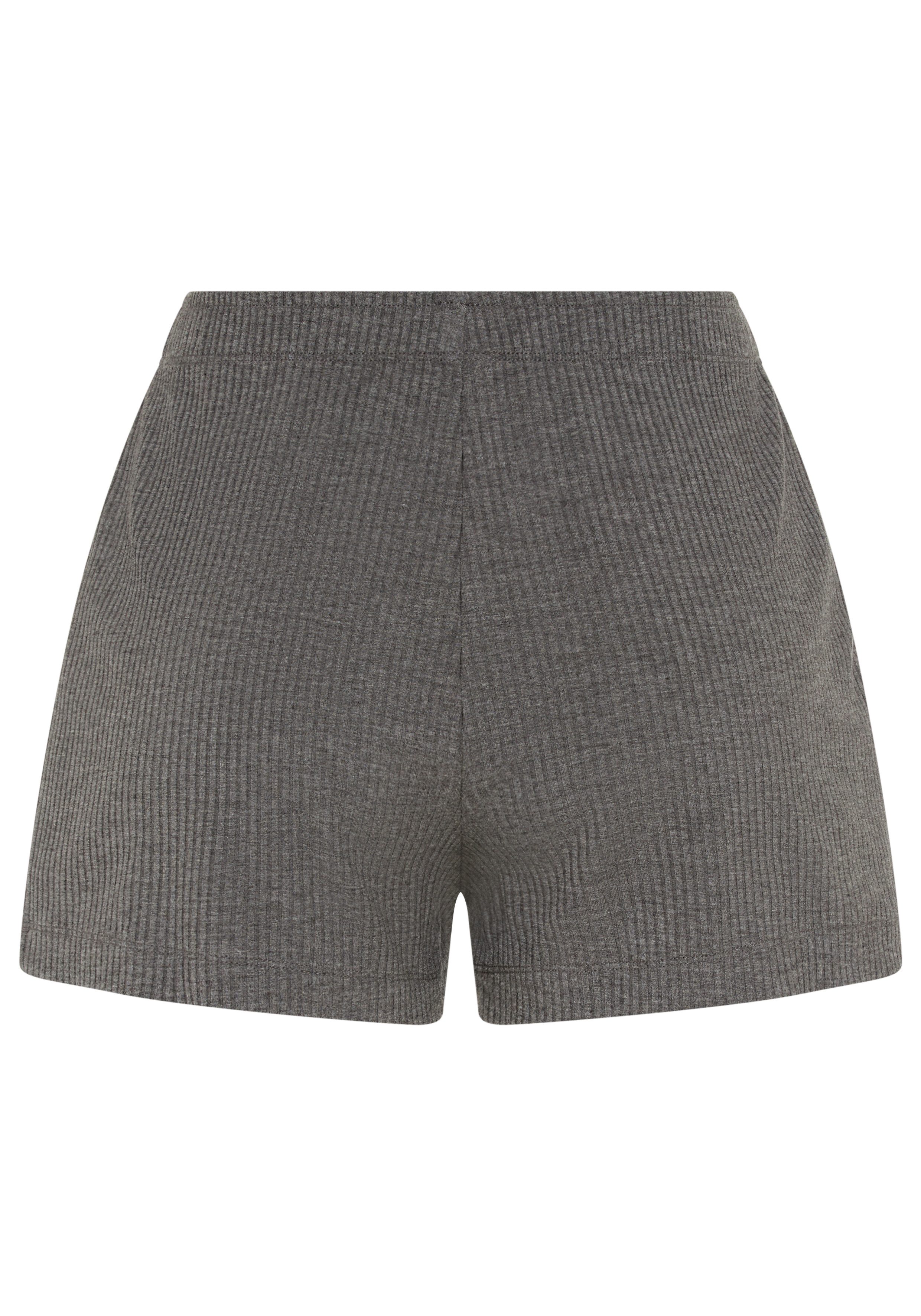 Copenhagen Studios Pyjamashorts aus elastischer 4x4 Rippqualität
