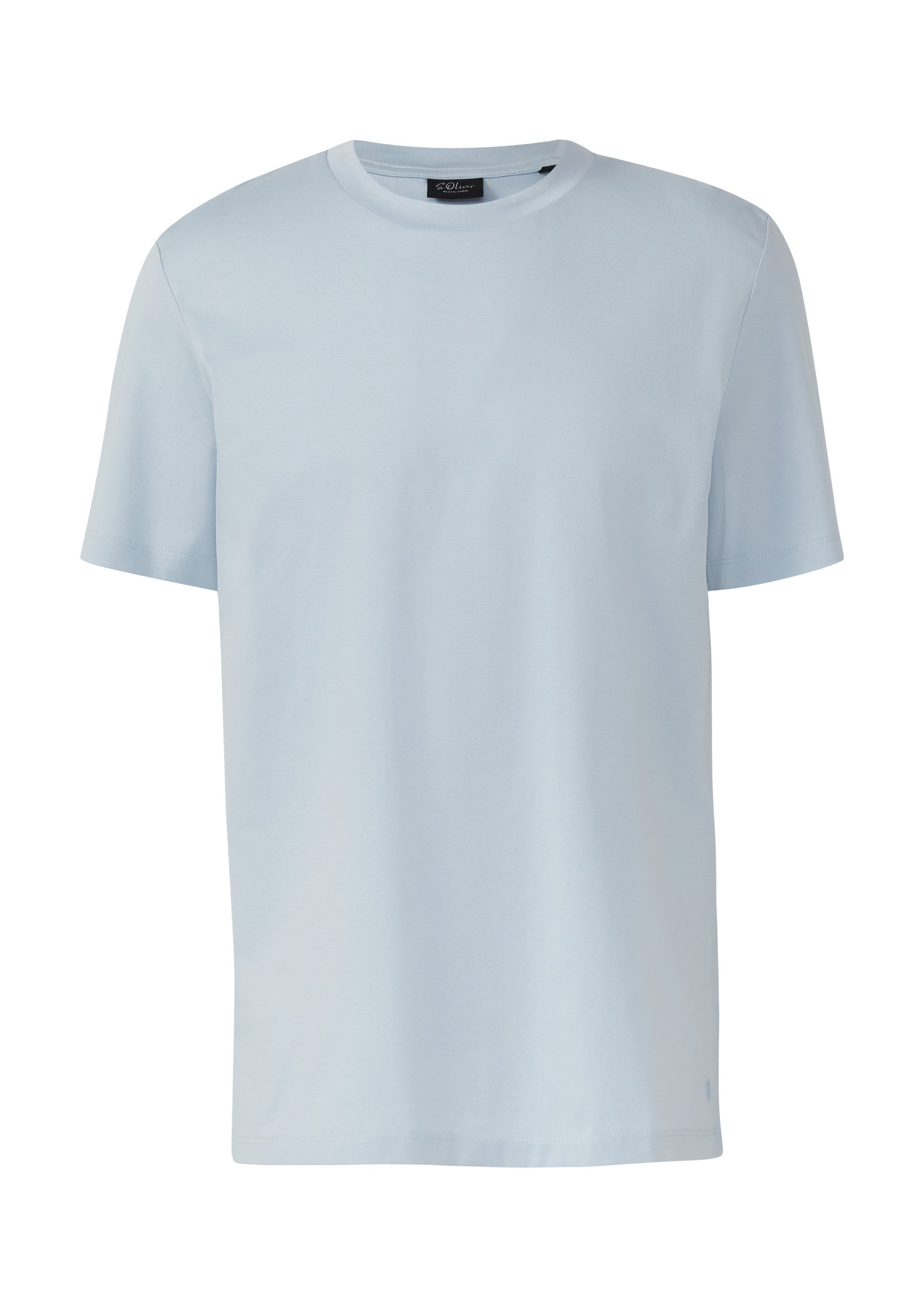 s.Oliver Kurzarmshirt T-Shirt T-Shirt aus Edeljersey mit Crew Neck günstig online kaufen