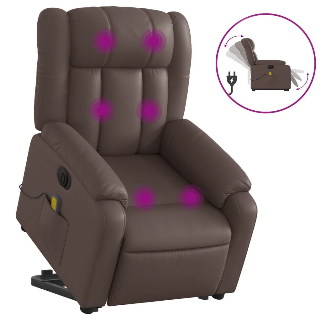 vidaXL Sessel Massagesessel mit Aufstehhilfe Elektrisch günstig online kaufen