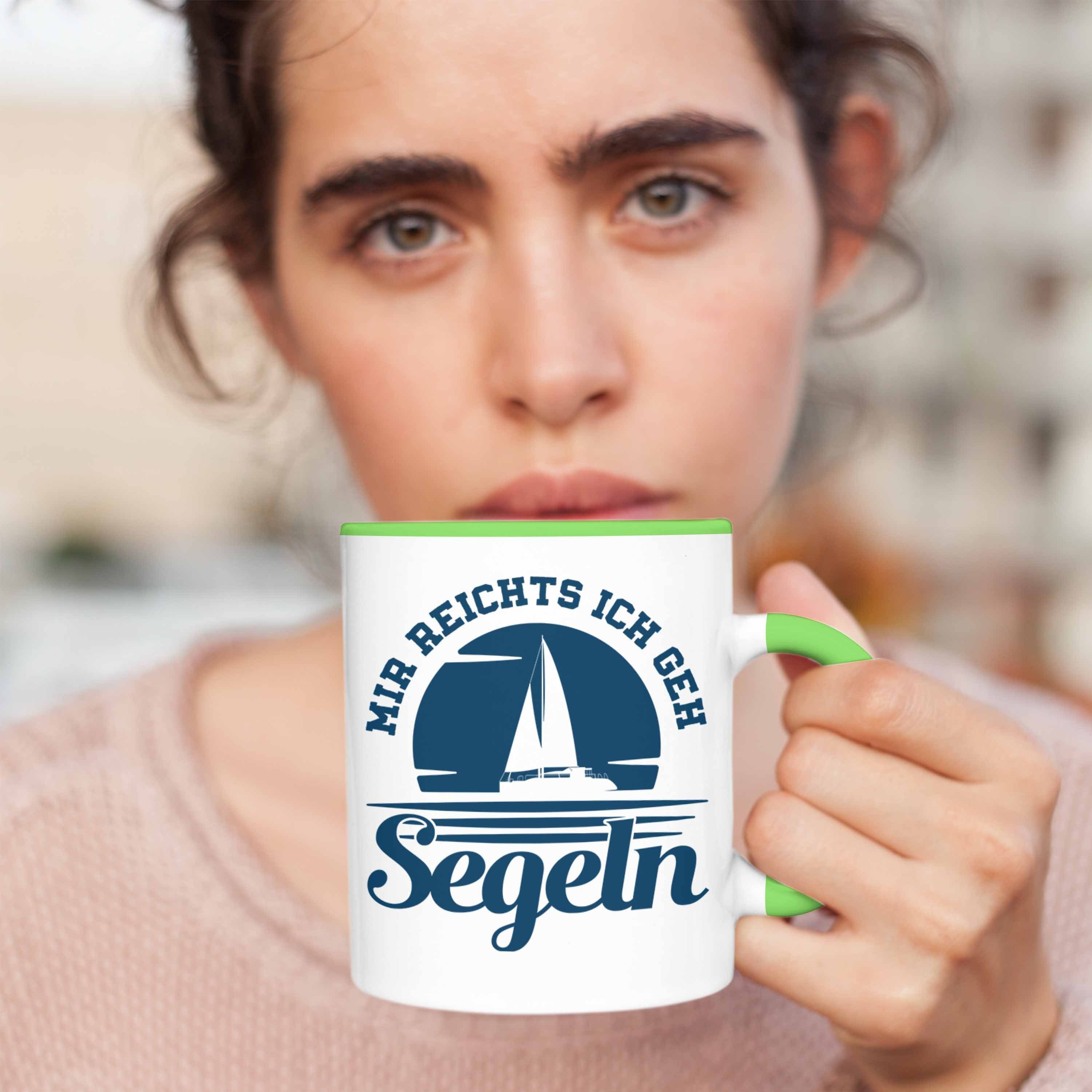Geschenkidee für Segelboot Ich Tasse - Segeln Kaffeetasse Trendation Geh Segeln Tasse Besonders Grün Trendation Reichts Geschenk Segler Mir