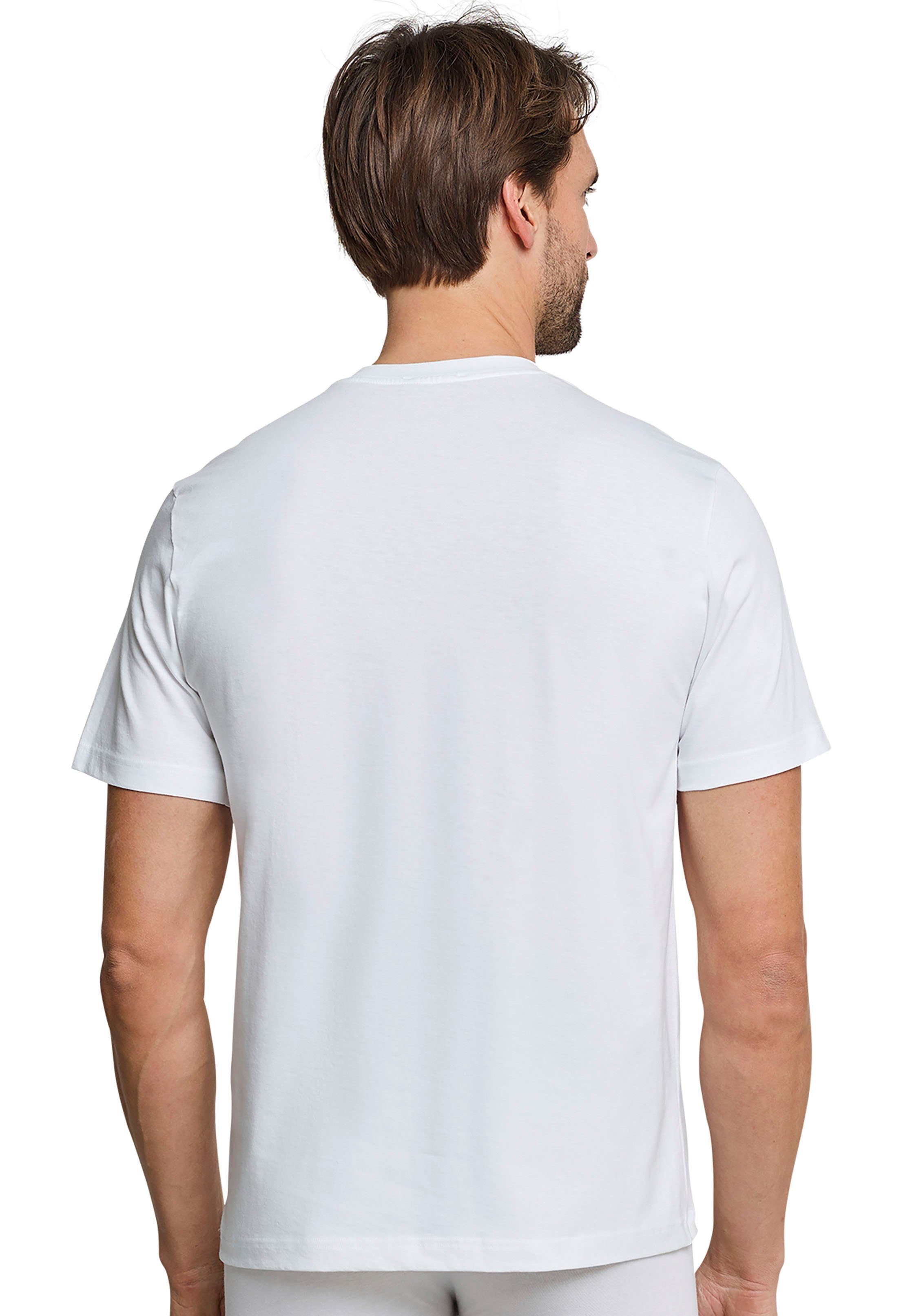 weiß V-Ausschnitt (2er-Pack) mit Schiesser V-Shirt
