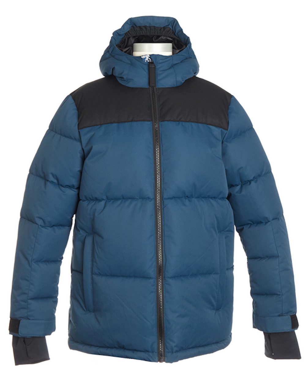 Outburst Winterjacke Outburst Jungen Steppjacke Winterjacke mid blue schwarz (1-St., kein Set)