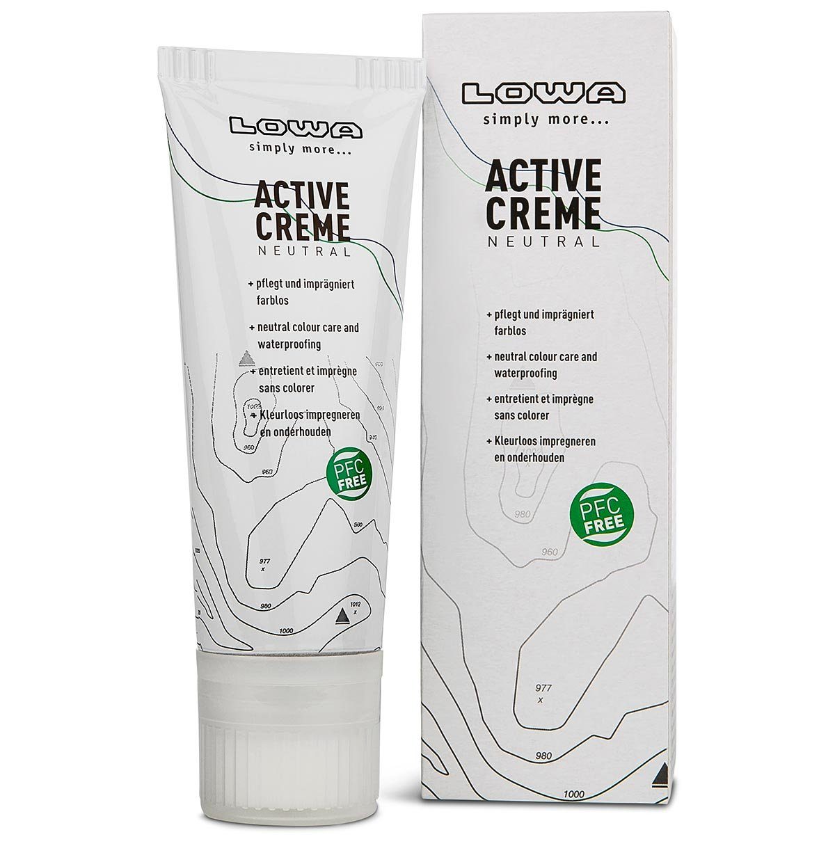 Lowa Schuhputzbürste Active Creme 75 ml - für alle Glatten Leder