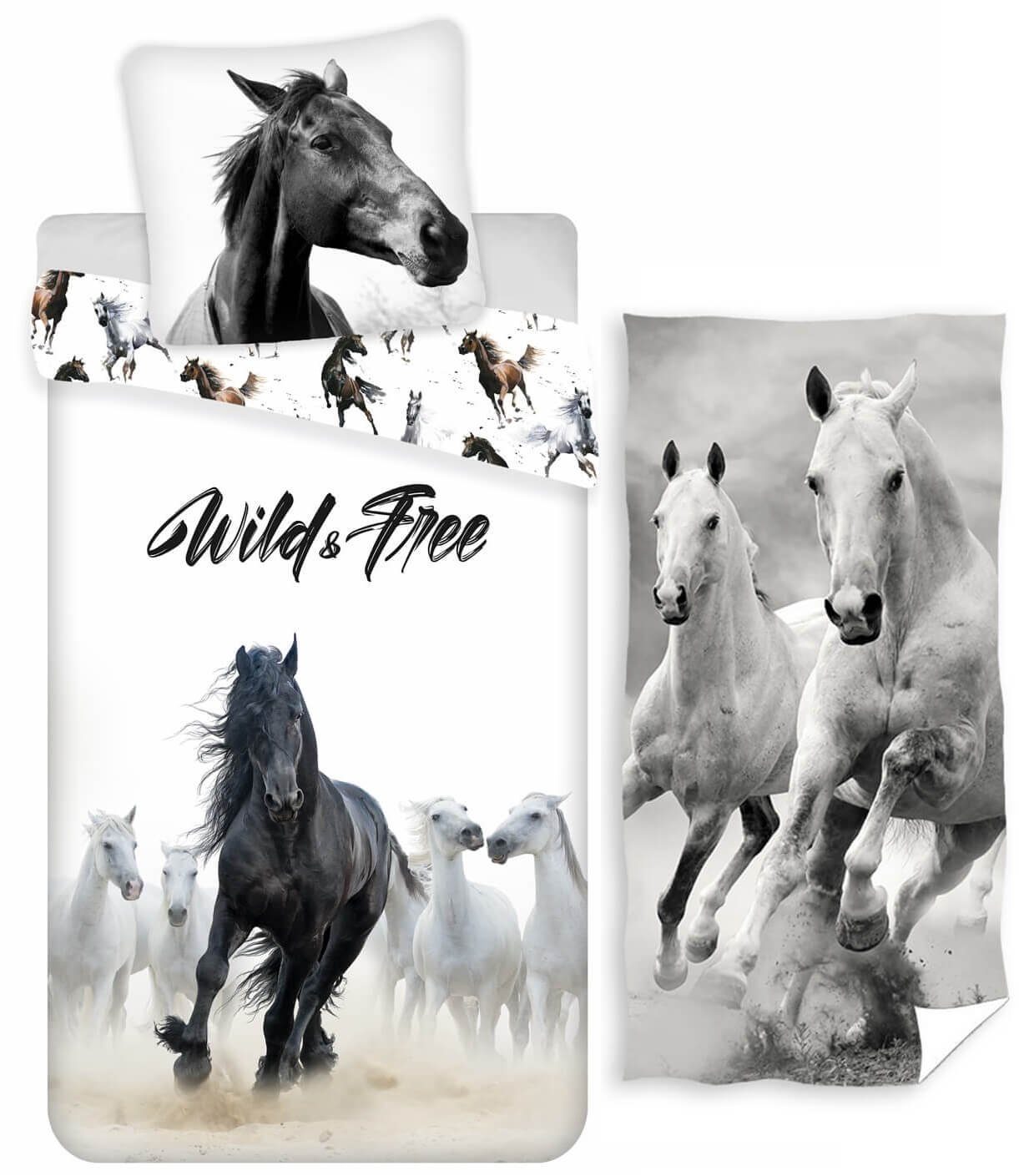 Jerry Fabrics Bettwäsche Wildpferde - Bettwäsche-Set günstig online kaufen