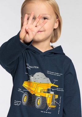 KIDSWORLD Langarmshirt LKW KIPPER Druck für kleine Jungen