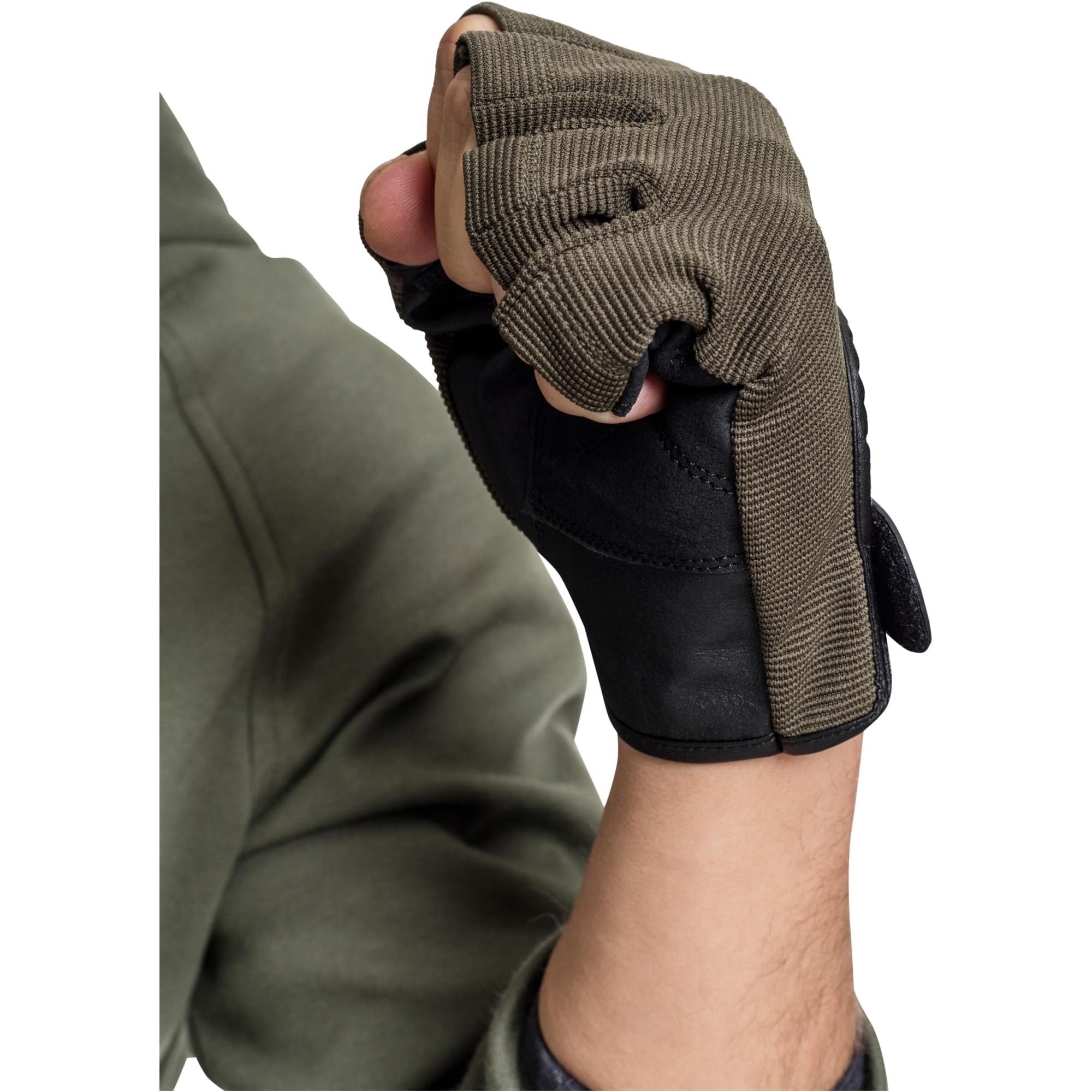 SPORTS Leder, GORILLA Fitness Trainingshandschuhe Handschuhe - Khaki Sporthandschuhe Farbwahl XS/S/M/L/XL, -