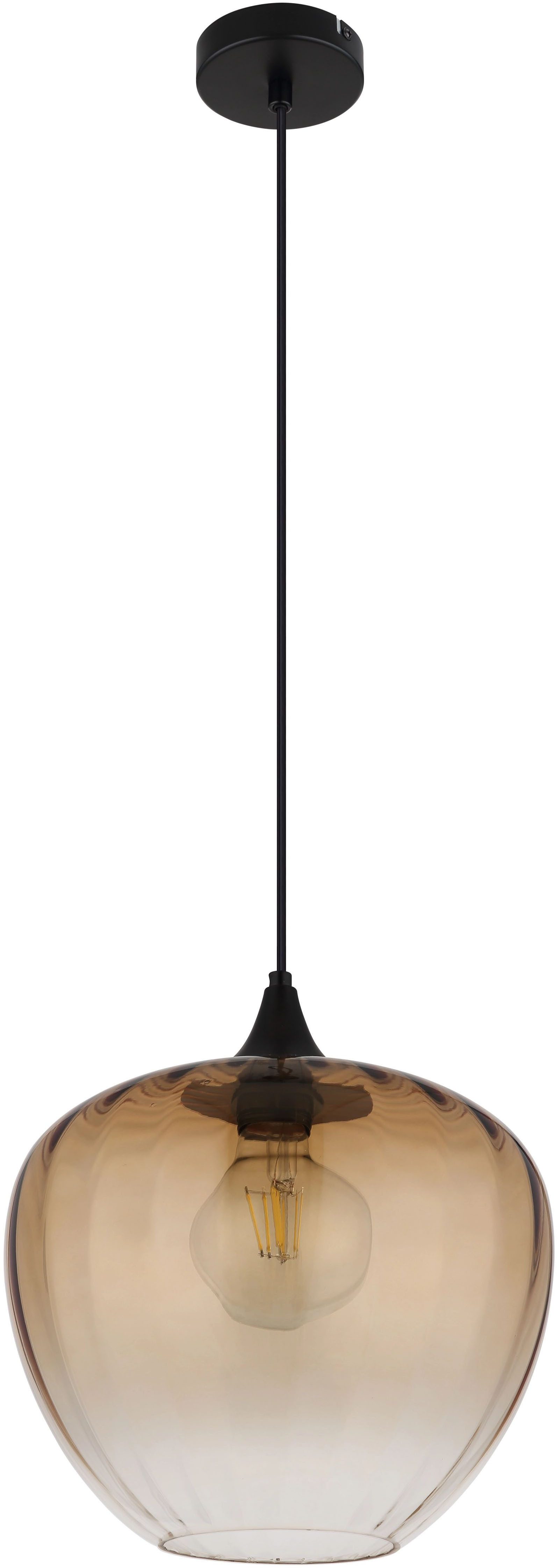 GLOBO LIGHTING Pendelleuchte SANDER, ohne Leuchtmittel, günstig online kaufen