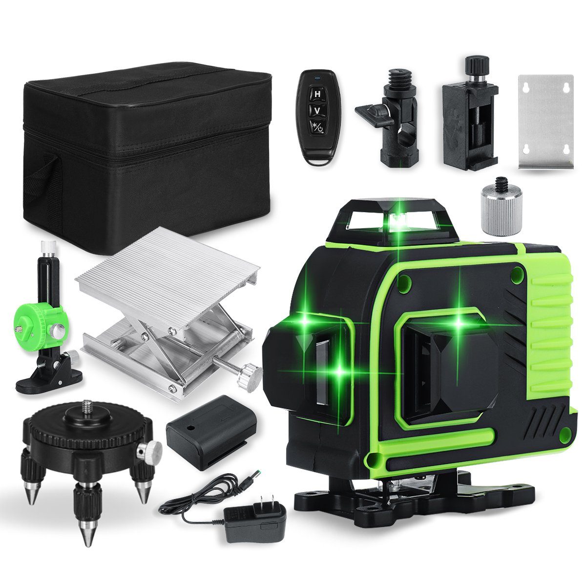 Fasget Laserwasserwaage, 16 Linien Kreuzlinienlaser 4D günstig online kaufen