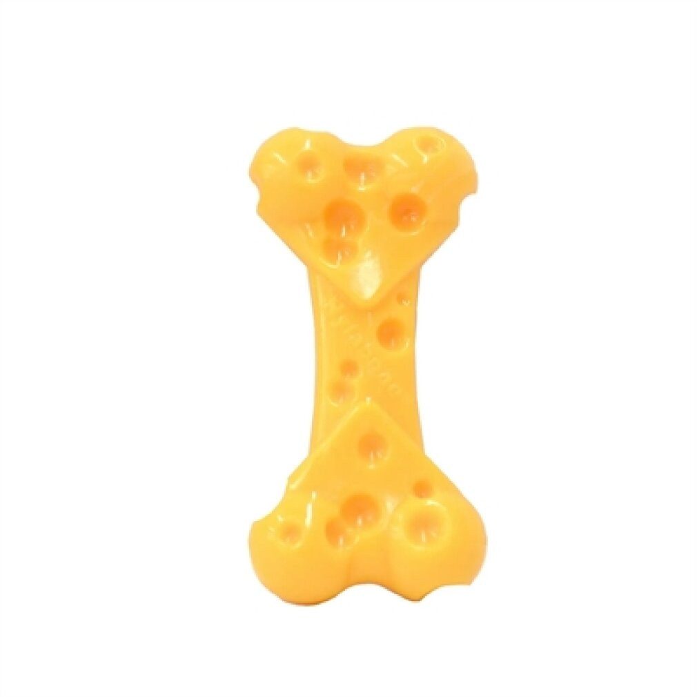 Nylabone Kauspielzeug Beißring für Hunde Dura Chew Käse Größe M