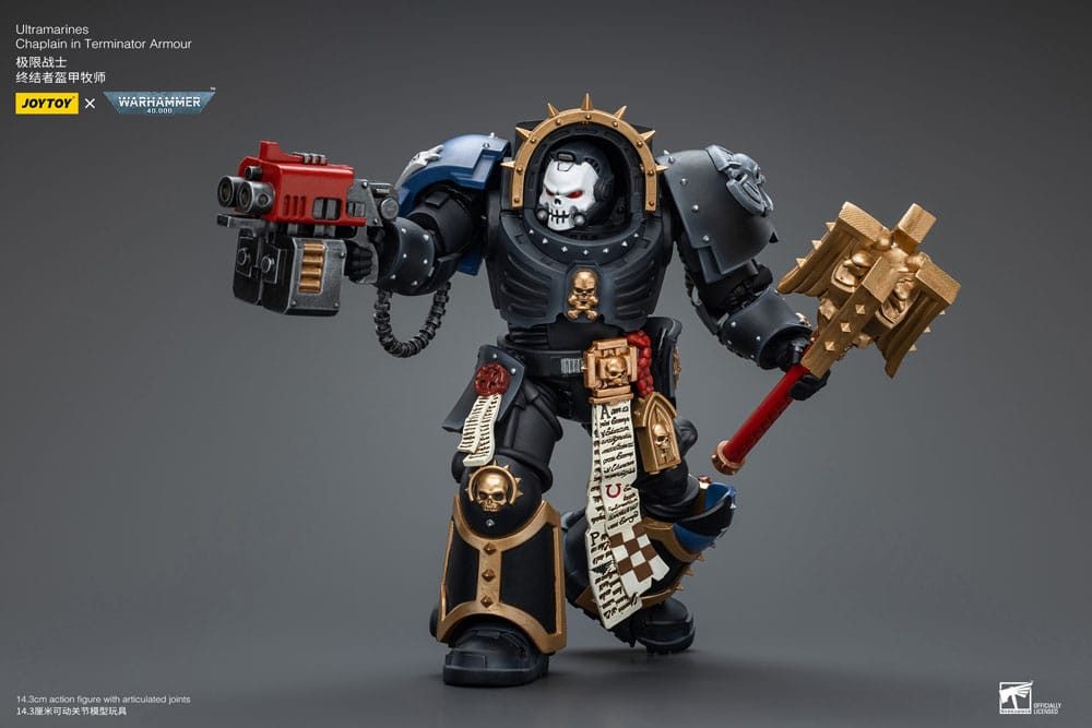 Joy Toy (CN) Actionfigur Joy Toy Warhammer 40k 1/18 Ultramarines Chaplain in Terminator Armour