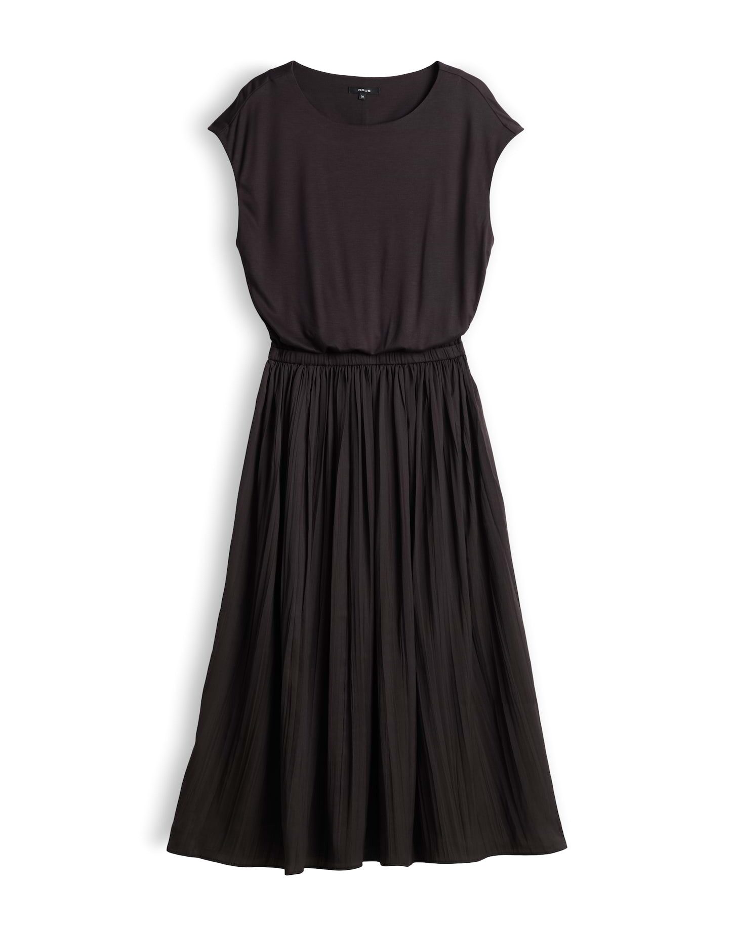 OPUS Midikleid mit fließender Silhouette Femininer Look mit eleganter Länge