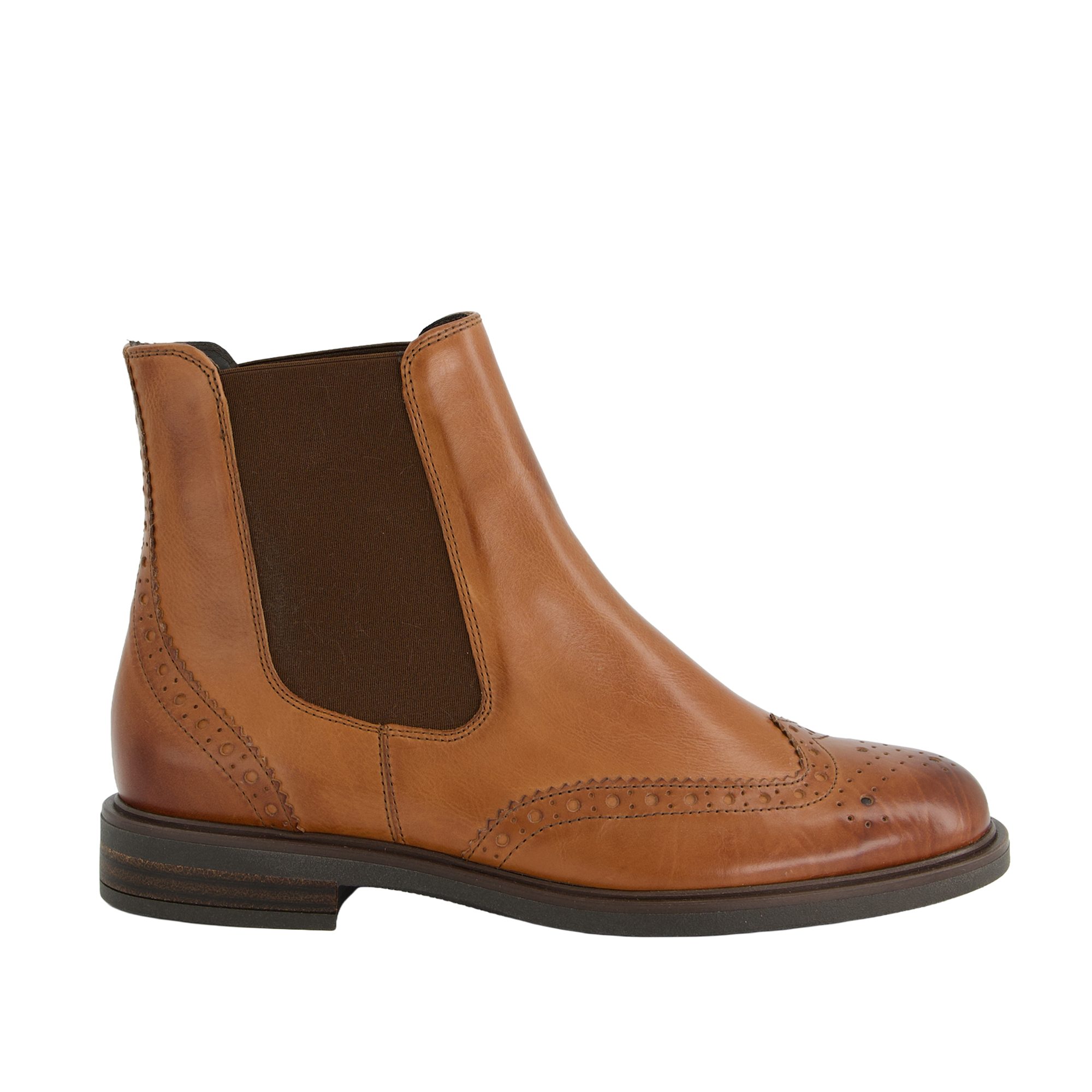 Paul Green 8070-050, Stiefeletten, Chelsea Boots, Braun, Damen Stiefelette