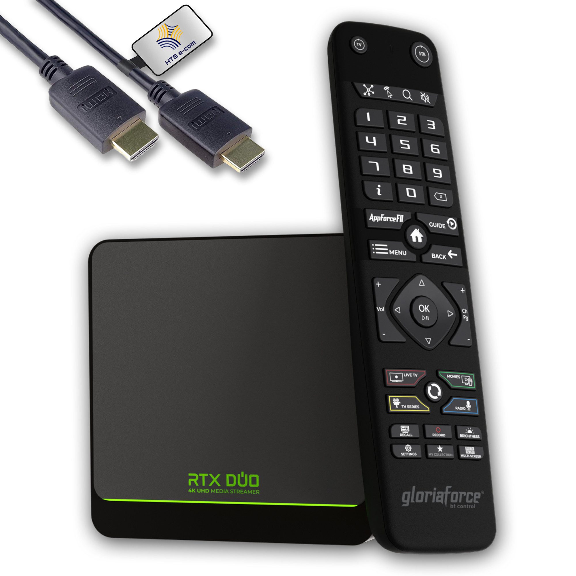 Streaming-Box GloriaForce RTX Duo 4K UHD Android 11 TV Box 4GB RAM, 64GB ROM