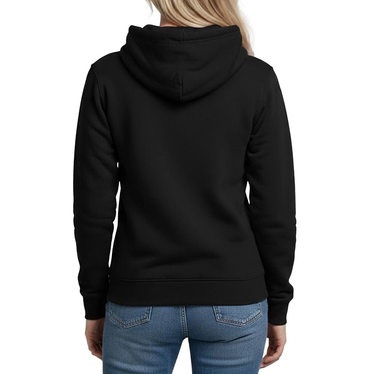 Spreadshirt Hoodie Sesamstraße Krümelmonster Ugly Xmas Damen Hoodie (1-tlg)