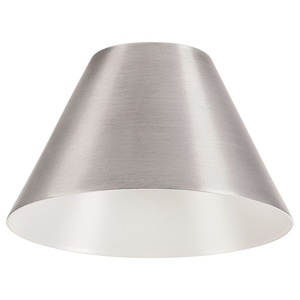 SLV Lampenschirm Leuchtenschirm Fitu 10 Schirm in Silber und Weiß,  Lampenschirme