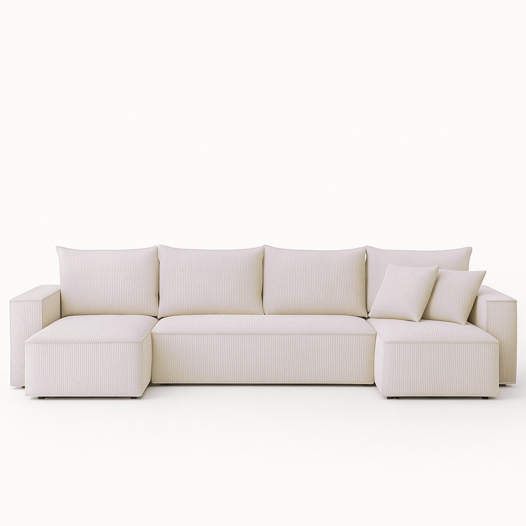 NEXT COLLECTION Ecksofa VELO U, Funktion Schlafen, Behälter für Bettzeug, l günstig online kaufen