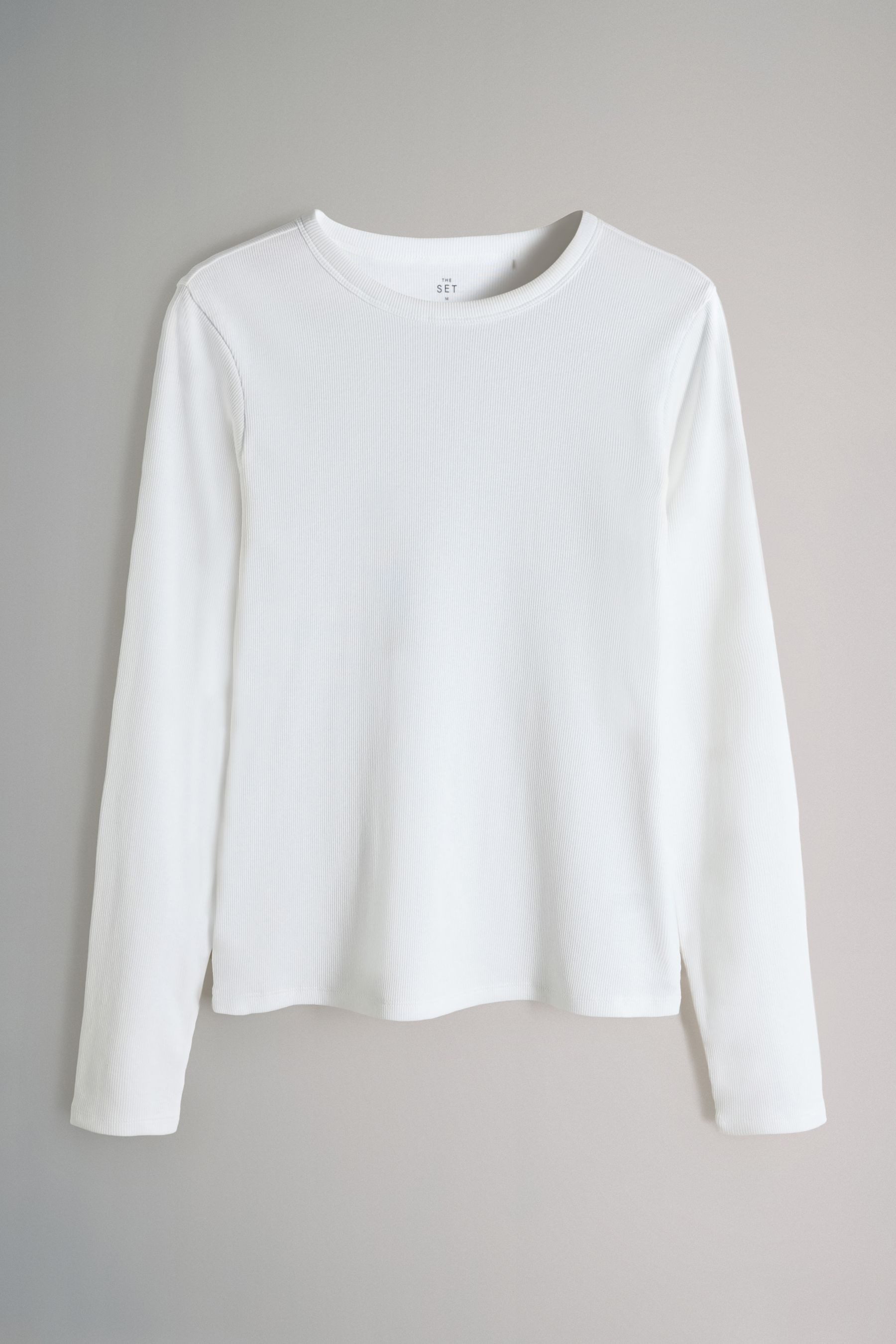 The Set Langarmshirt The Set Langarmshirts mit Kontrast, 4er-Pack (4-tlg)