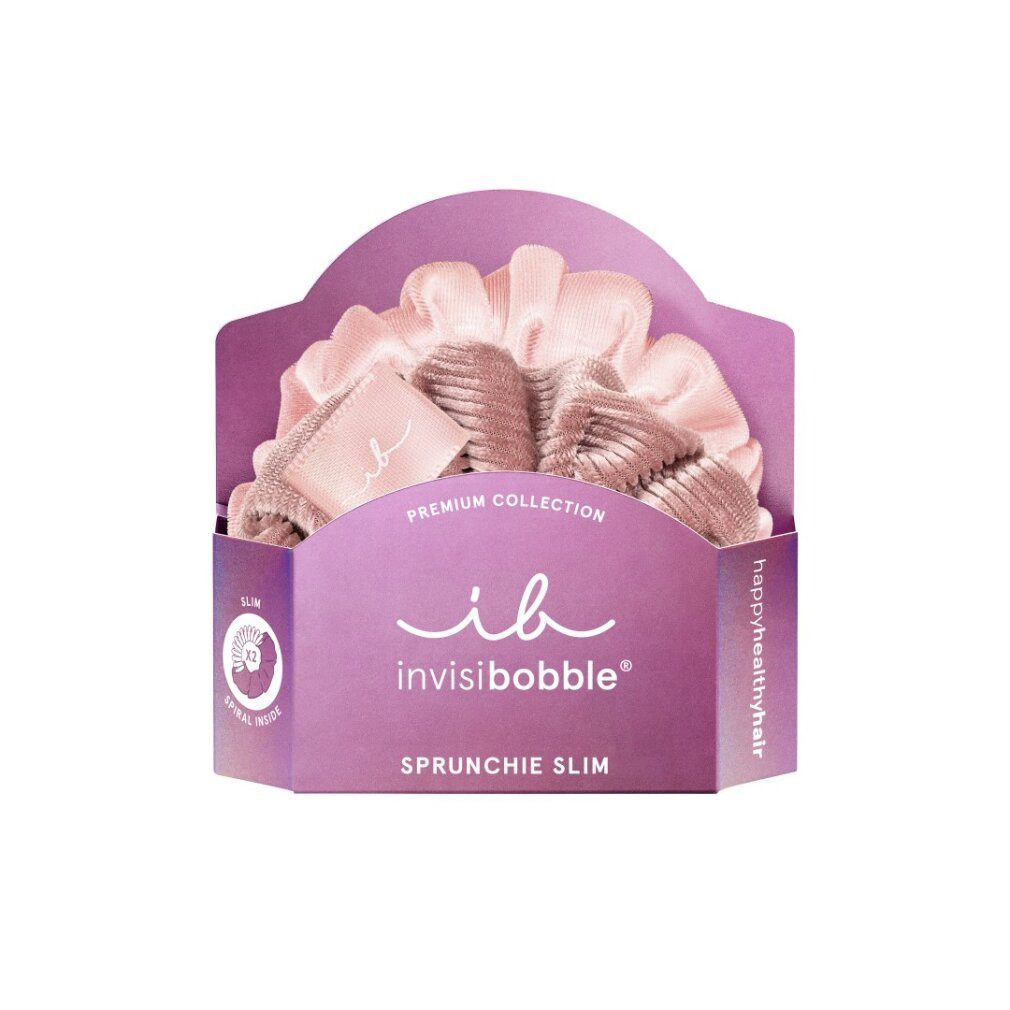 invisibobble Haargummi Haarband Sprunchie Slim Premium La Vie en Rose 2 Stück