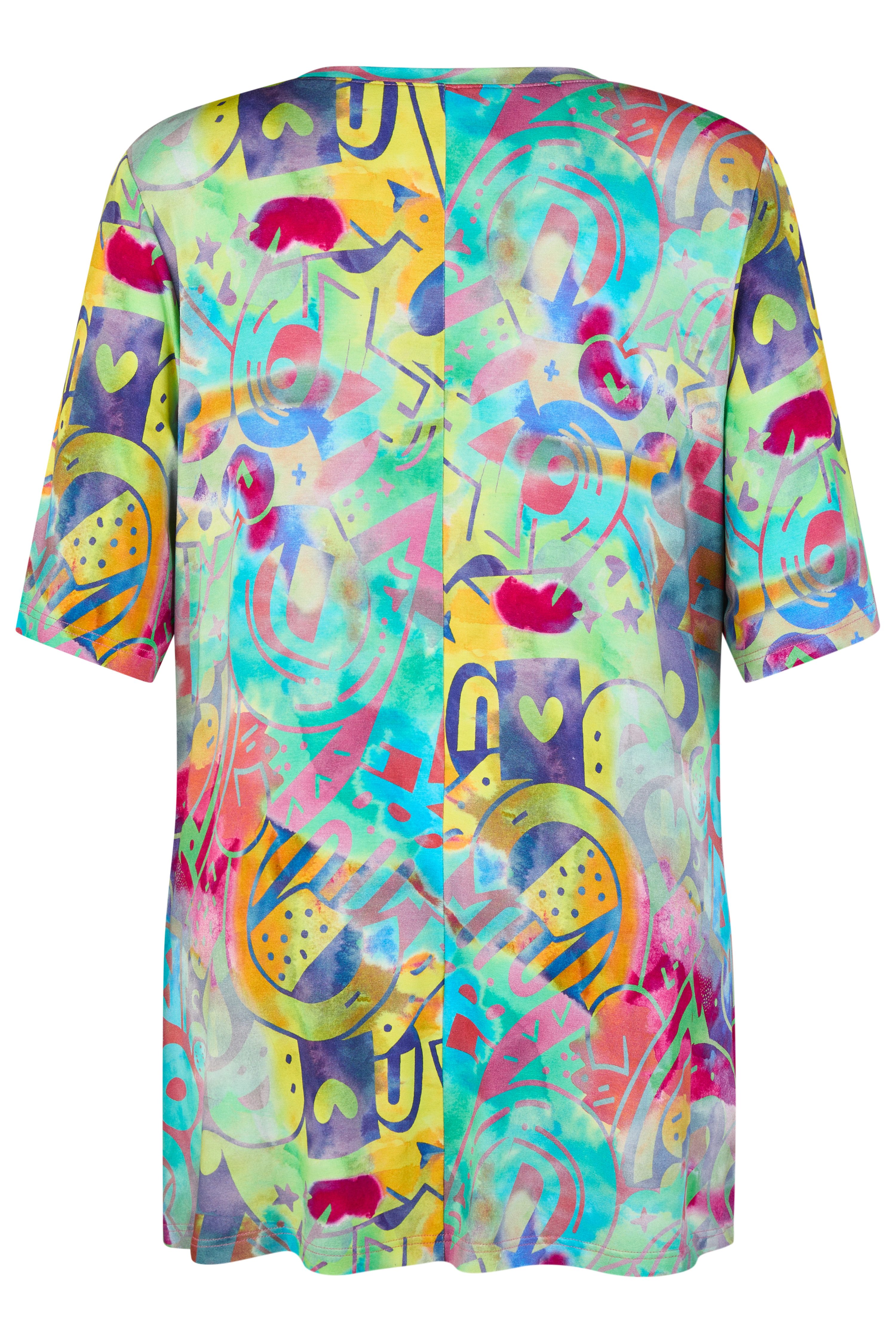 Mona Lisa Longshirt Große Größen mit Taschen