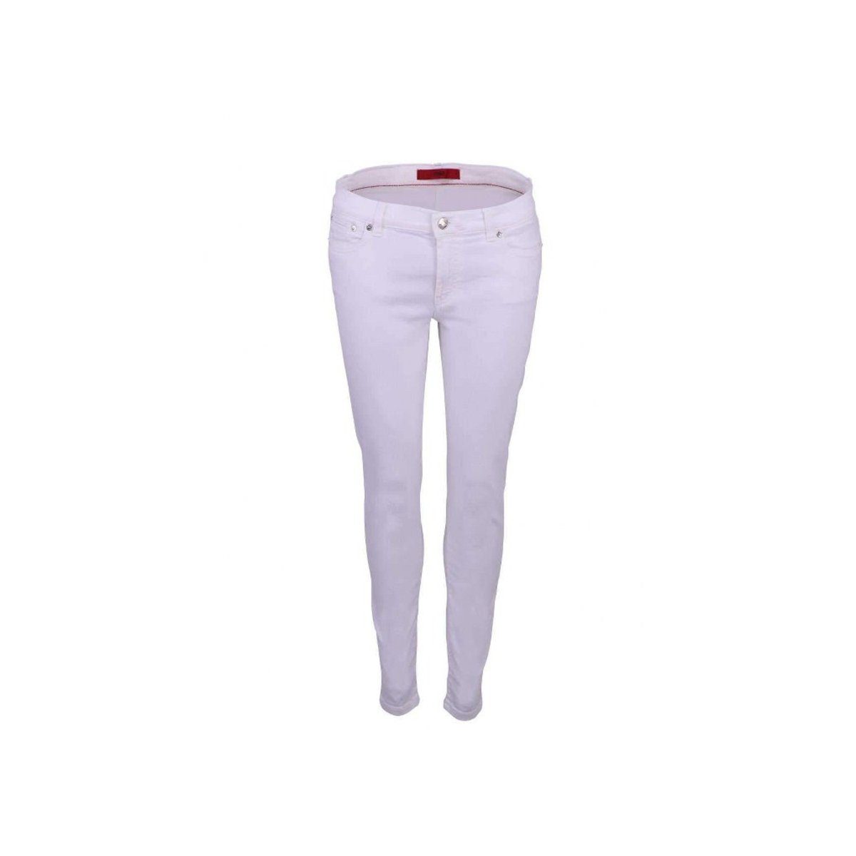 weiß 5-Pocket-Jeans (1-tlg) HUGO