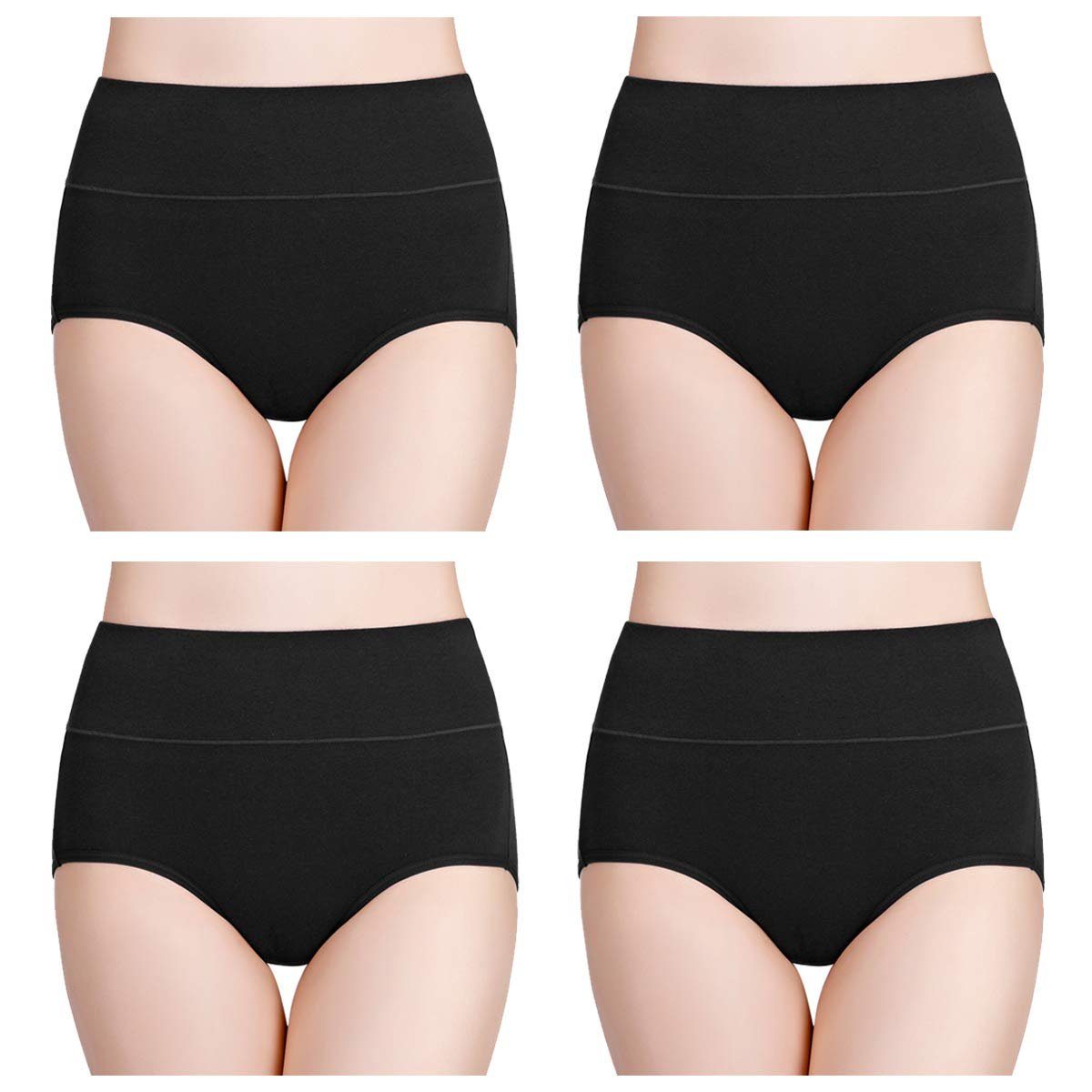 Leway Schlüpfer »Damen Unterhosen Baumwolle Unterwäsche Hohe Taille Slips  Hoher Taillenslip für Frauen Mehrpack« online kaufen | OTTO