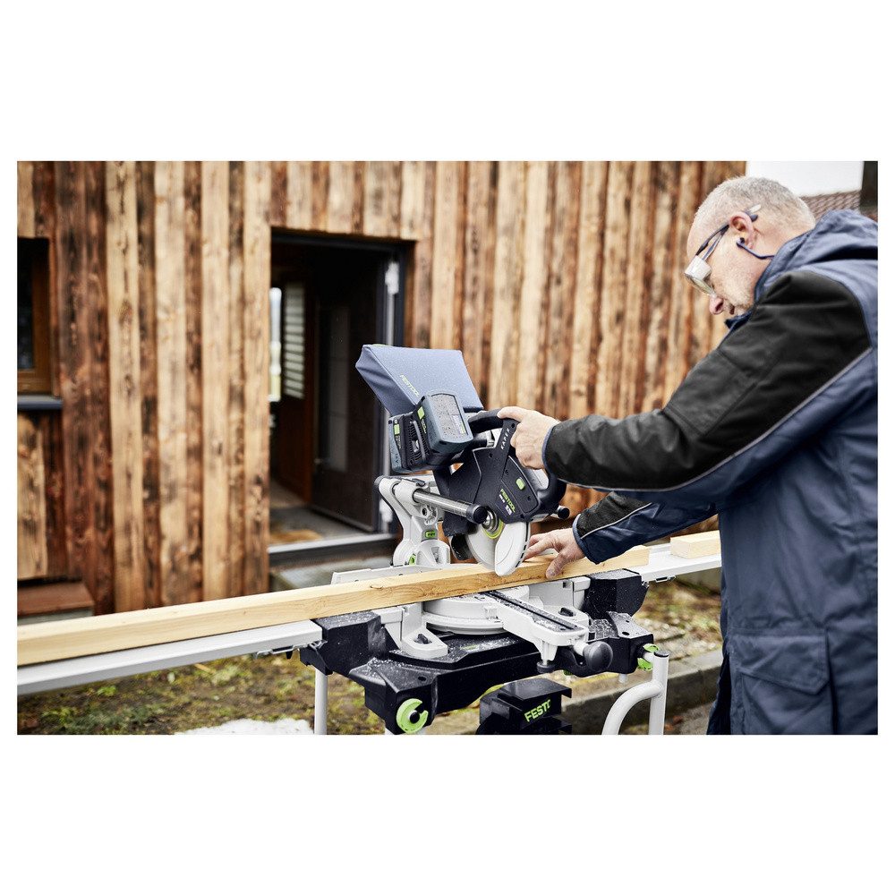 FESTOOL Gehrungssäge Festool KSC 60 EB-Basic Akku-Kapp-Zugsäge 216 mm