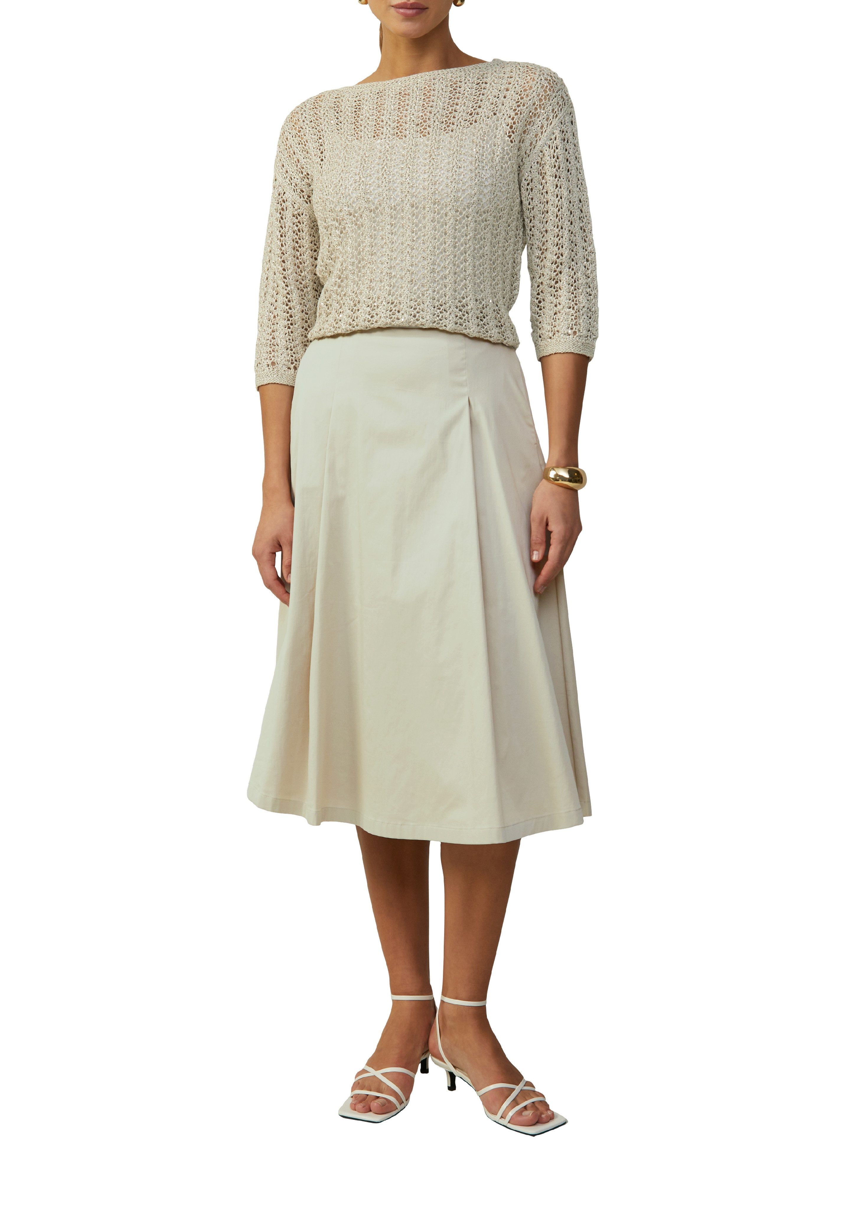 s.Oliver BLACK LABEL A-Linien-Rock im Relaxed Fit günstig online kaufen