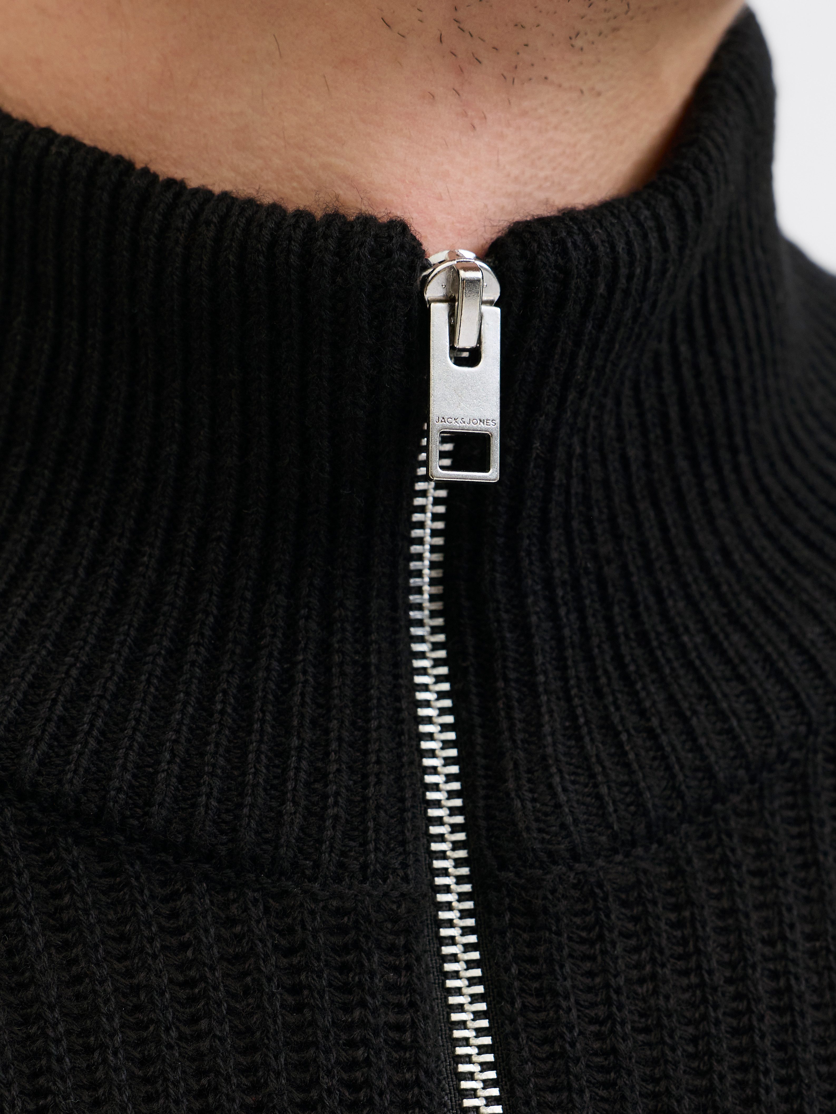 Jack & Jones PlusSize Strickjacke JJPANNEL KNIT ZIP CARDIGAN AW25 PLS günstig online kaufen