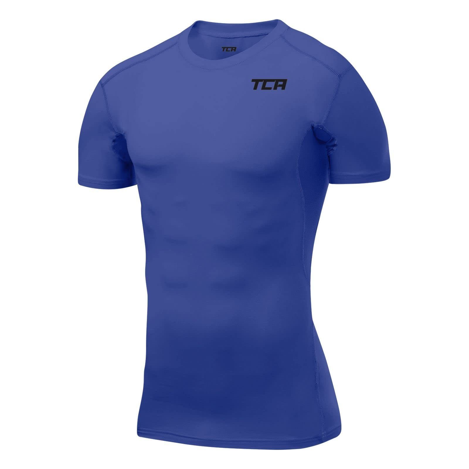 TCA Funktionsunterhemd TCA Herren HyperFusion Sportshirt - Blau | Funktionsunterhemden