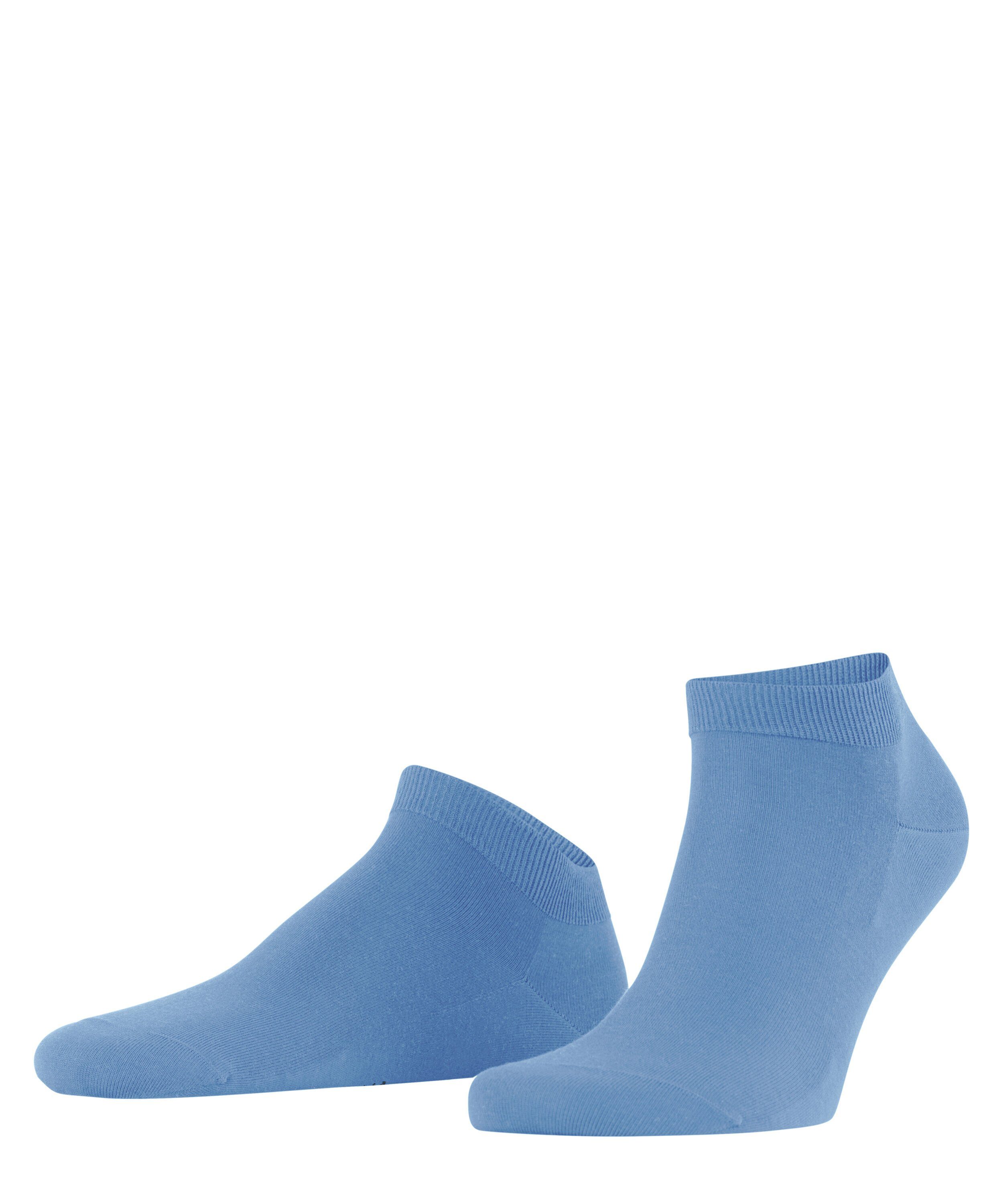 (6554) Garn mit ClimaWool nachhaltigem blue (1-Paar) FALKE Sneakersocken cornflower