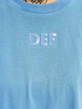 DEF Kurzarmshirt DEF Damen DEF Silicone Print T-Shirt (1-tlg)