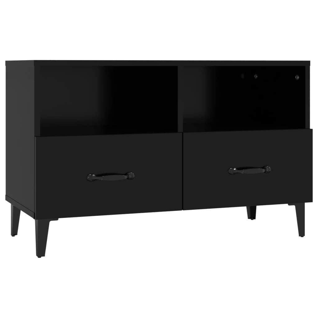 vidaXL TV-Schrank TV-Schrank Schwarz 80x36x50 cm günstig online kaufen